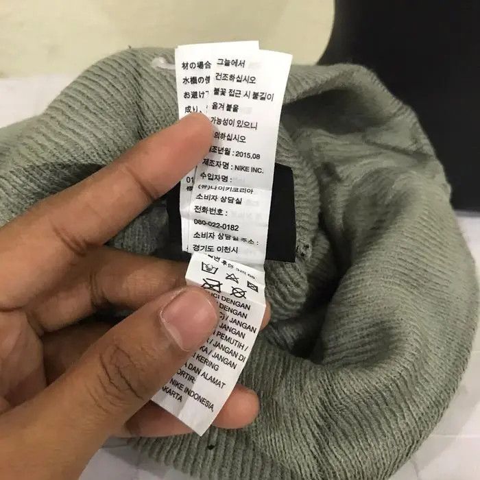 Nike × Vintage Nike Swoosh Plain Beanie Hat Size ONE SIZE - 6 Thumbnail