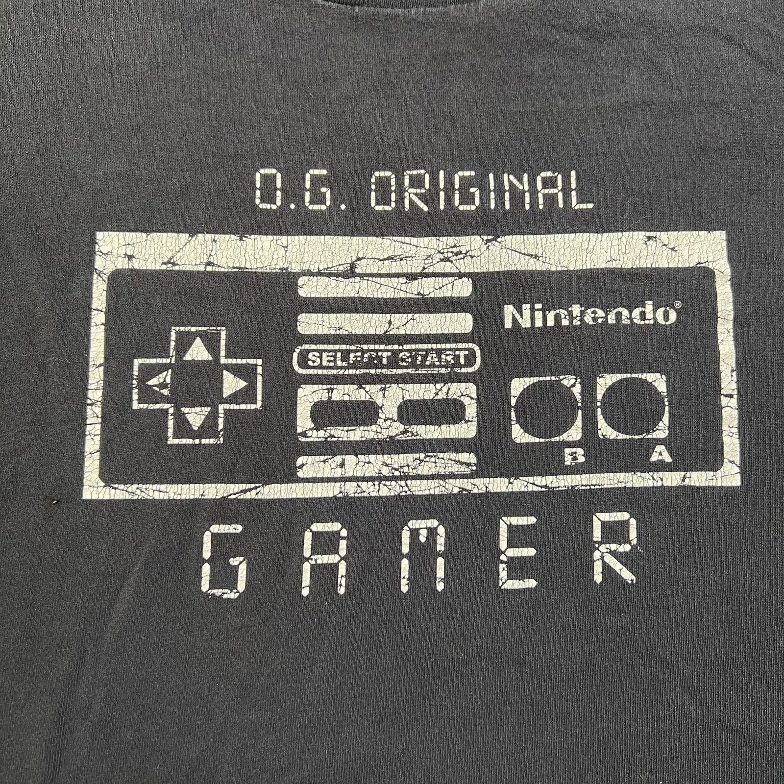 Nintendo Nintendo O.G. Original Gamer T-Shirt Mens XL Black NES Y2K Size US XL / EU 56 / 4 - 2 Thumbnail