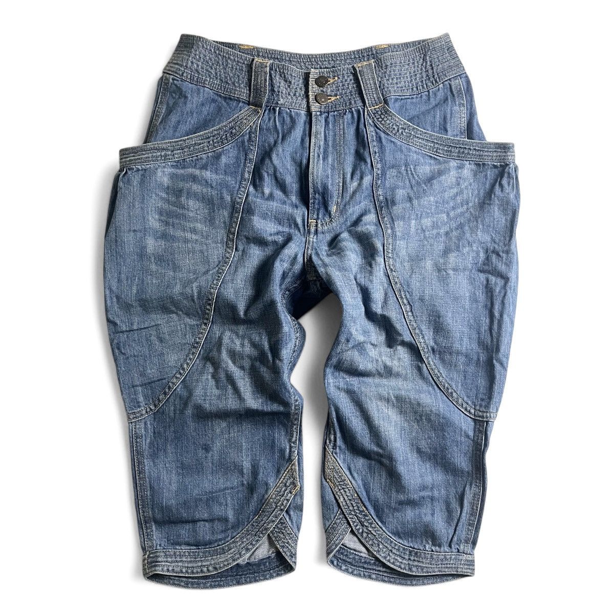 Issey Miyake Short baggy denim by Tsumori Chisato Size US 29 - 1 Thumbnail