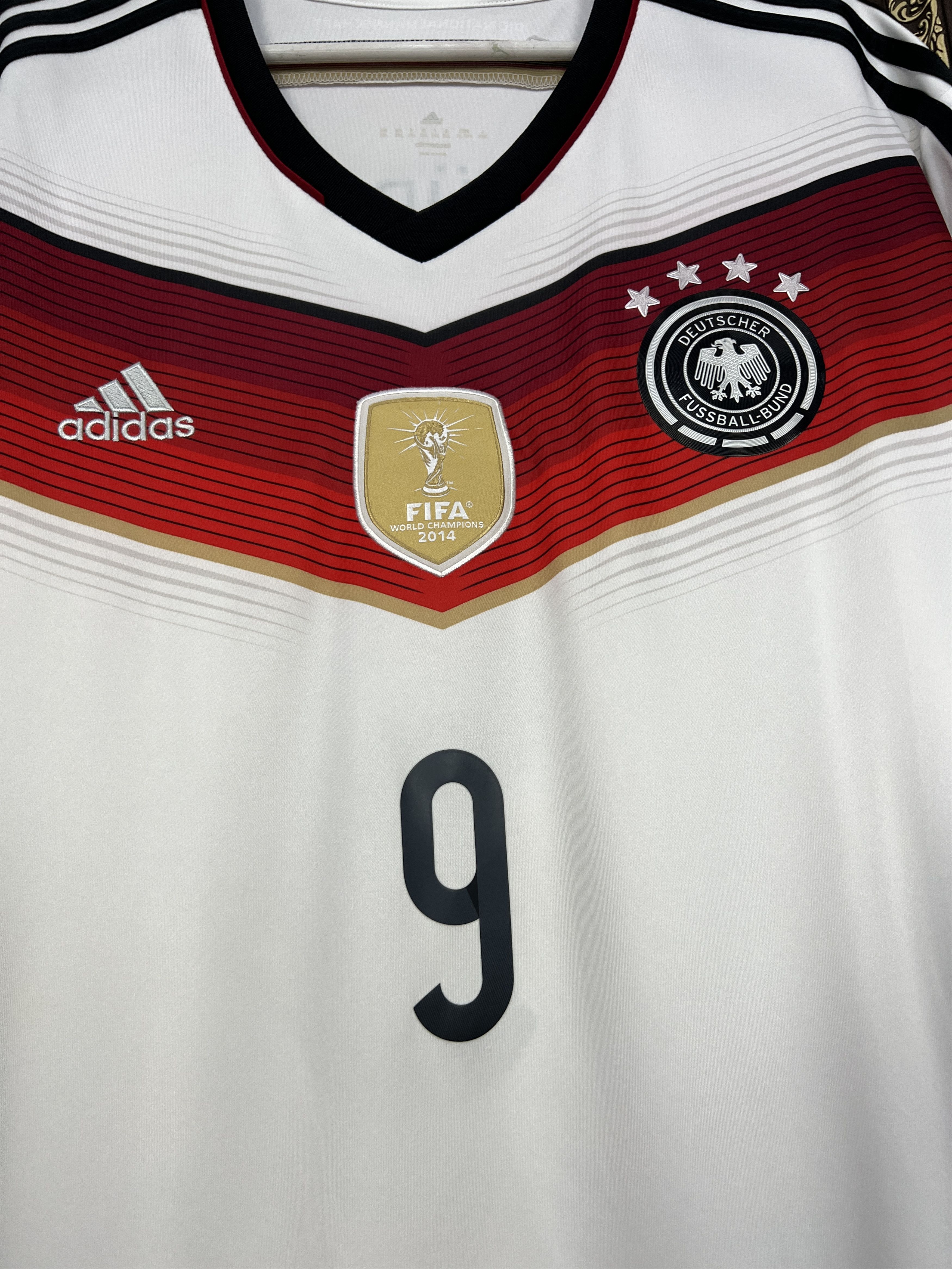 Adidas Germany Home football shirt 2014 #9 Schurrle Adidas 3XL Size US XXL / EU 58 / 5 - 6 Thumbnail
