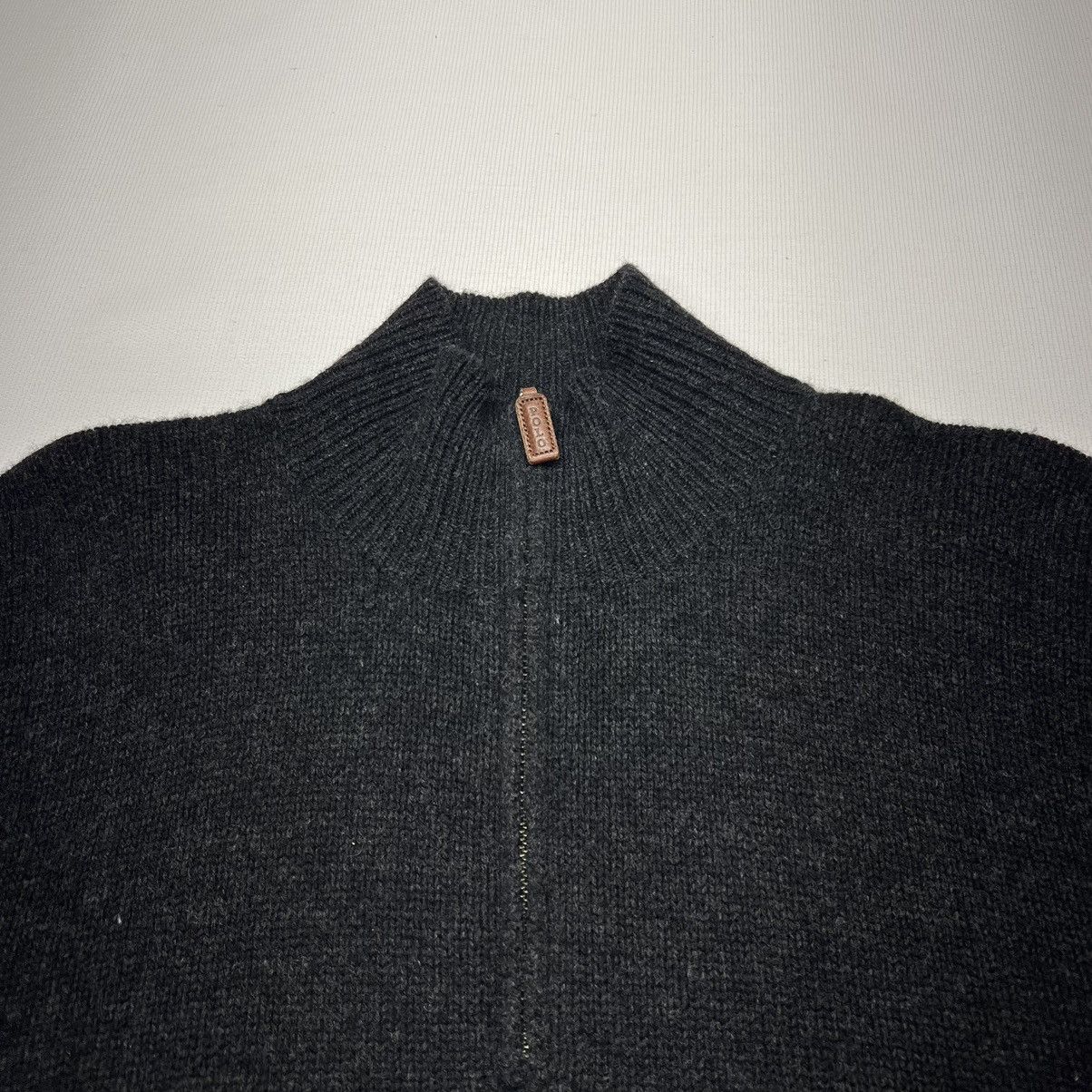 Polo Ralph Lauren Polo Ralph Lauren 1/4 Zip Sweater Grey Lambs Wool Pullover Size US L / EU 52-54 / 3 - 3 Thumbnail