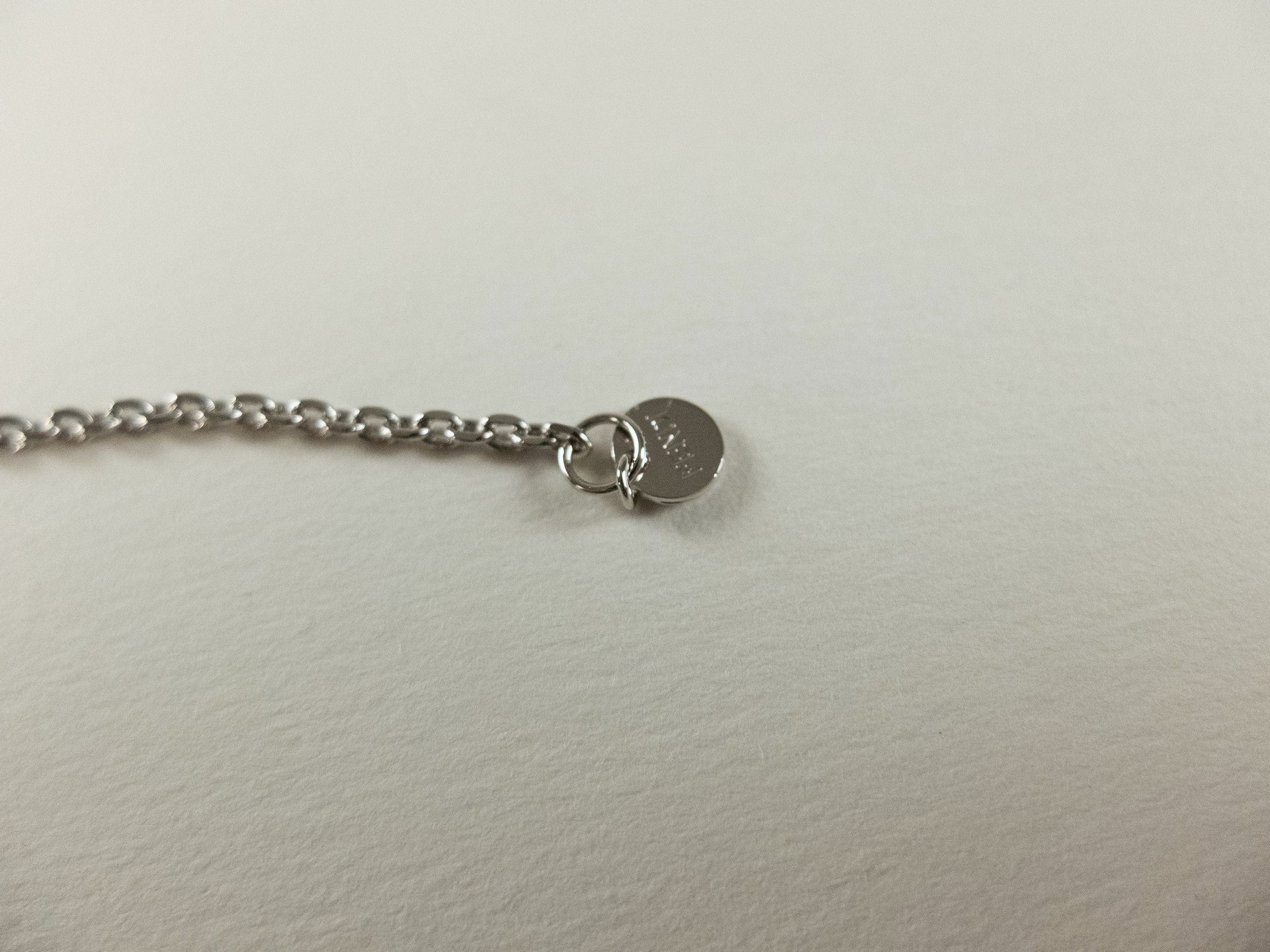 Fendi FENDI Roma palladium metal logo bracelet Medium Size ONE SIZE - 7 Thumbnail