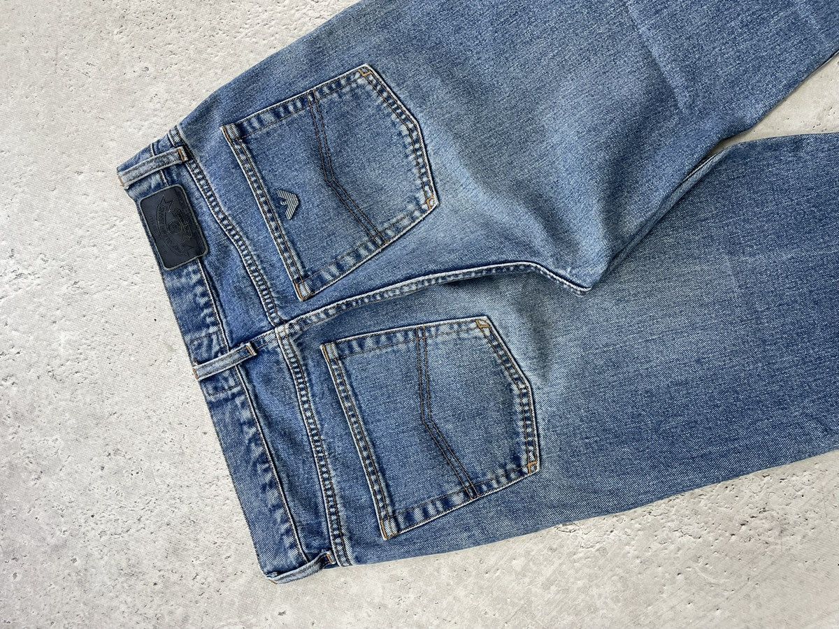 Armani Armani retro vintage baggy distressed jeans big logo Size US 34 / EU 50 - 11 Thumbnail