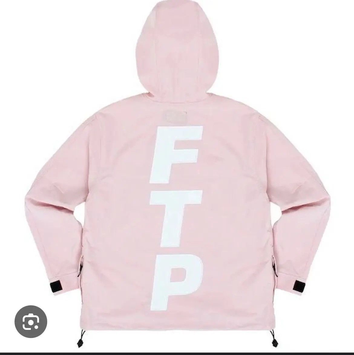 Fuck The Population FTP Vertical Logo anorak - dusty pink SS22 size M Size US M / EU 48-50 / 2 - 2 Thumbnail