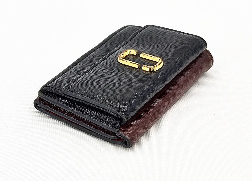 Marc Jacobs MARC JACOBS trifold leather minimalist wallet 2 tone Size ONE SIZE - 10 Thumbnail