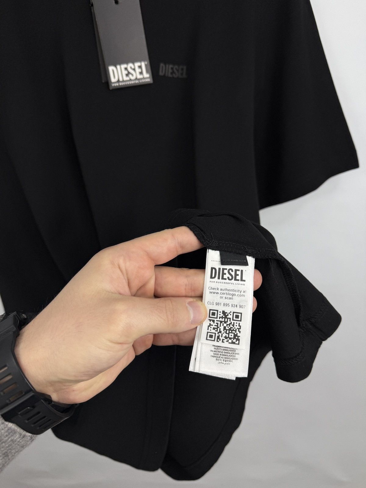 Diesel 🇺🇸❗️NEW Diesel For Successful Living Classic T-Shirt Y2K Rare Size US XL / EU 56 / 4 - 8 Thumbnail