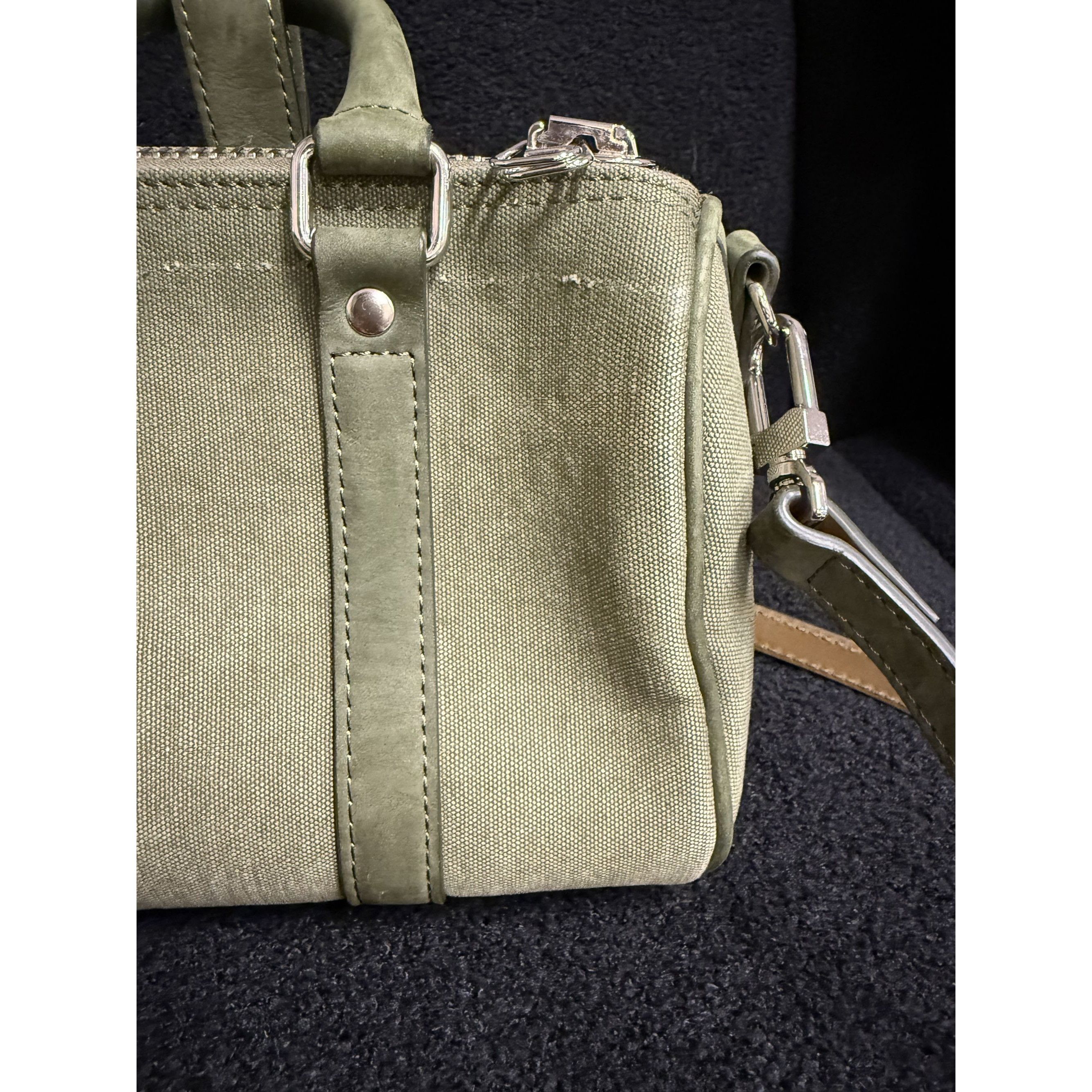 READYMADE Readymade Olive Green Canvas Overnight Bag Made In Japan Size ONE SIZE - 15 Thumbnail