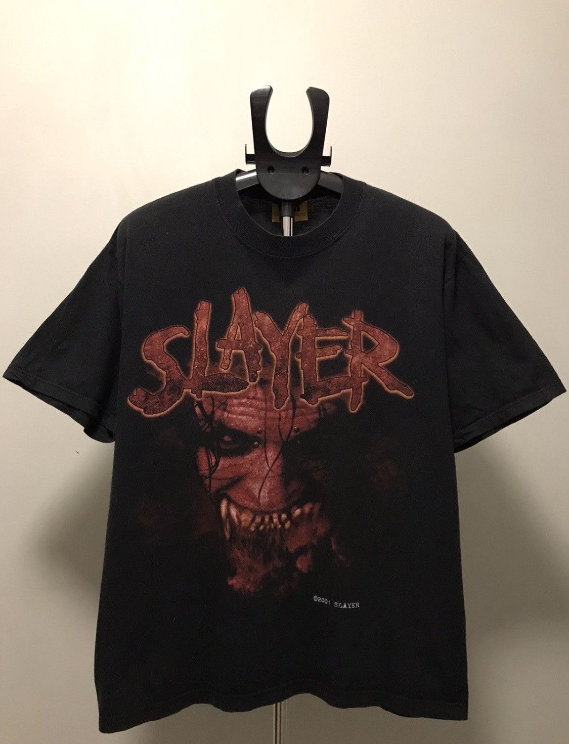Band Tees × Vintage SLAYER 2001 CRAZY RARE TEE Size US XL / EU 56 / 4 - 1 Thumbnail