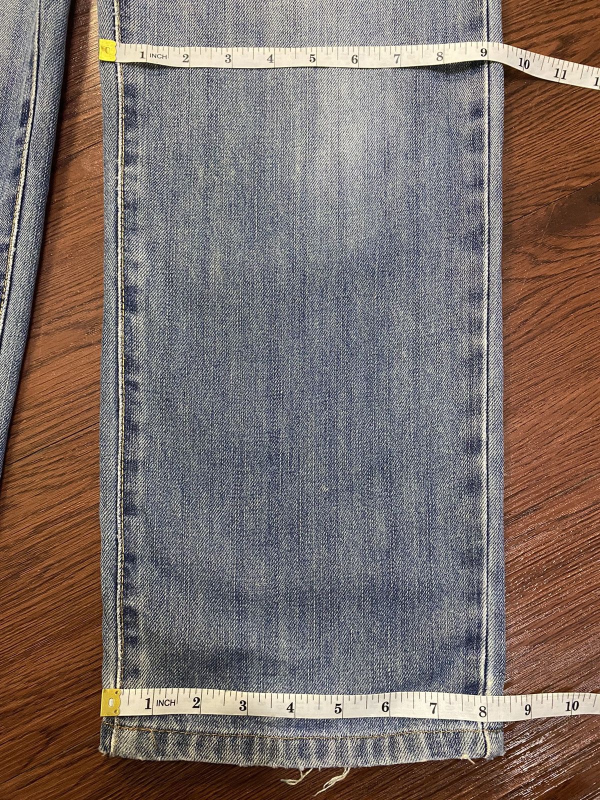 Edwin Vintage Edwin404 Japan Faded Wash Baggy Jeans Size US 34 / EU 50 - 14 Thumbnail
