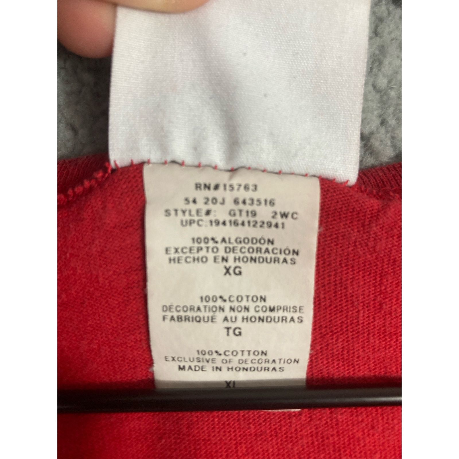 Champion Champion Heritage Graphic Spellout Tee Red Crew Men's XL Size US XL / EU 56 / 4 - 3 Thumbnail