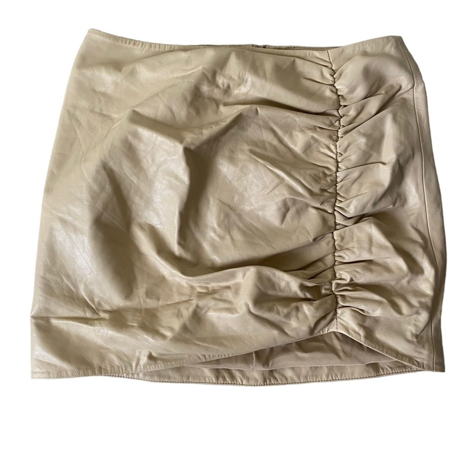 LAMARQUE LAMARQUE x REVOLVE Aricia Skirt BEIGE NWT Size 8 Size 30" / US 8 / IT 44 - 1 Thumbnail