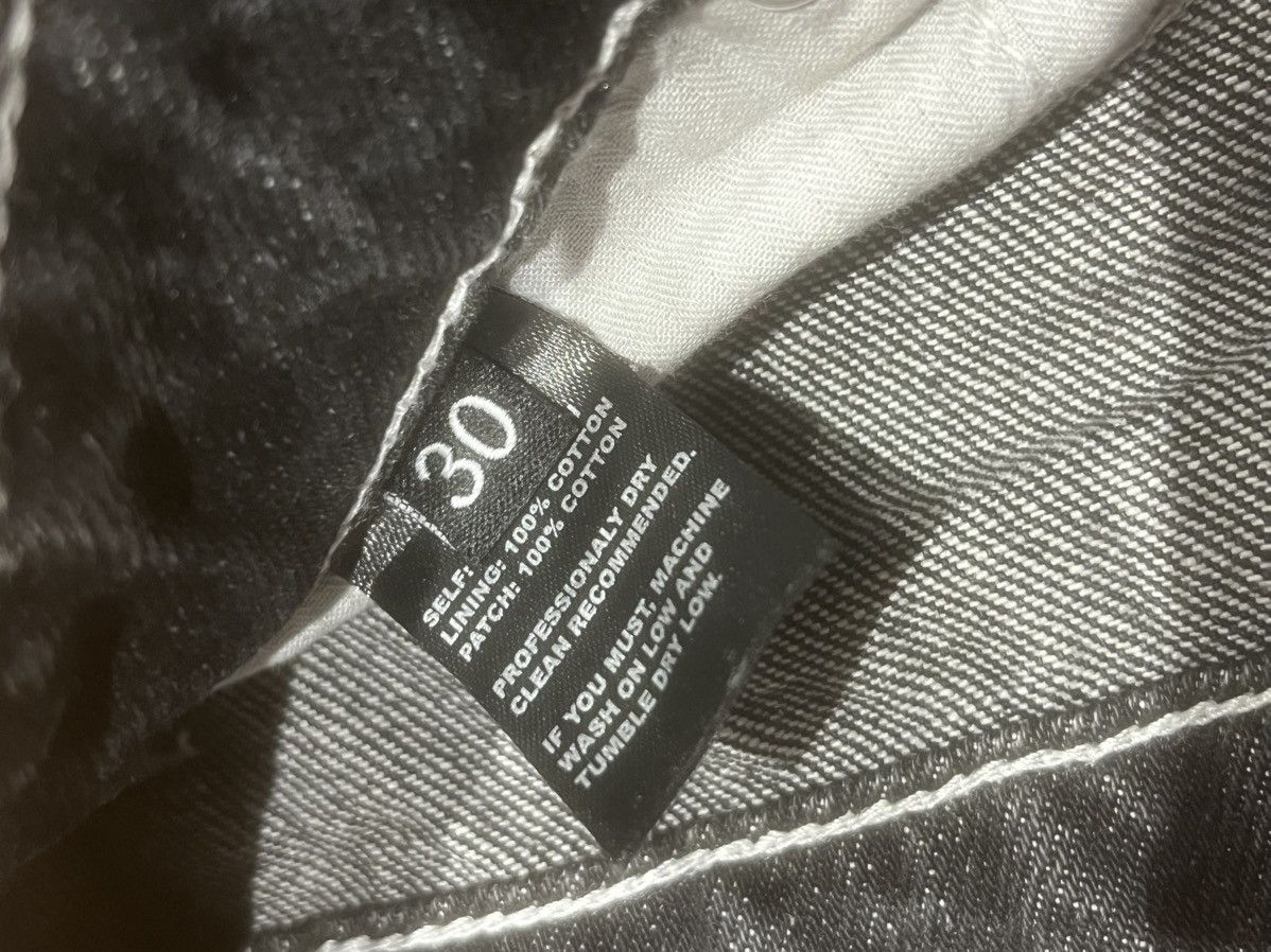 Revenge Spike cross embroidered Revenge jeans - dark grey Size US 30 / EU 46 - 5 Thumbnail