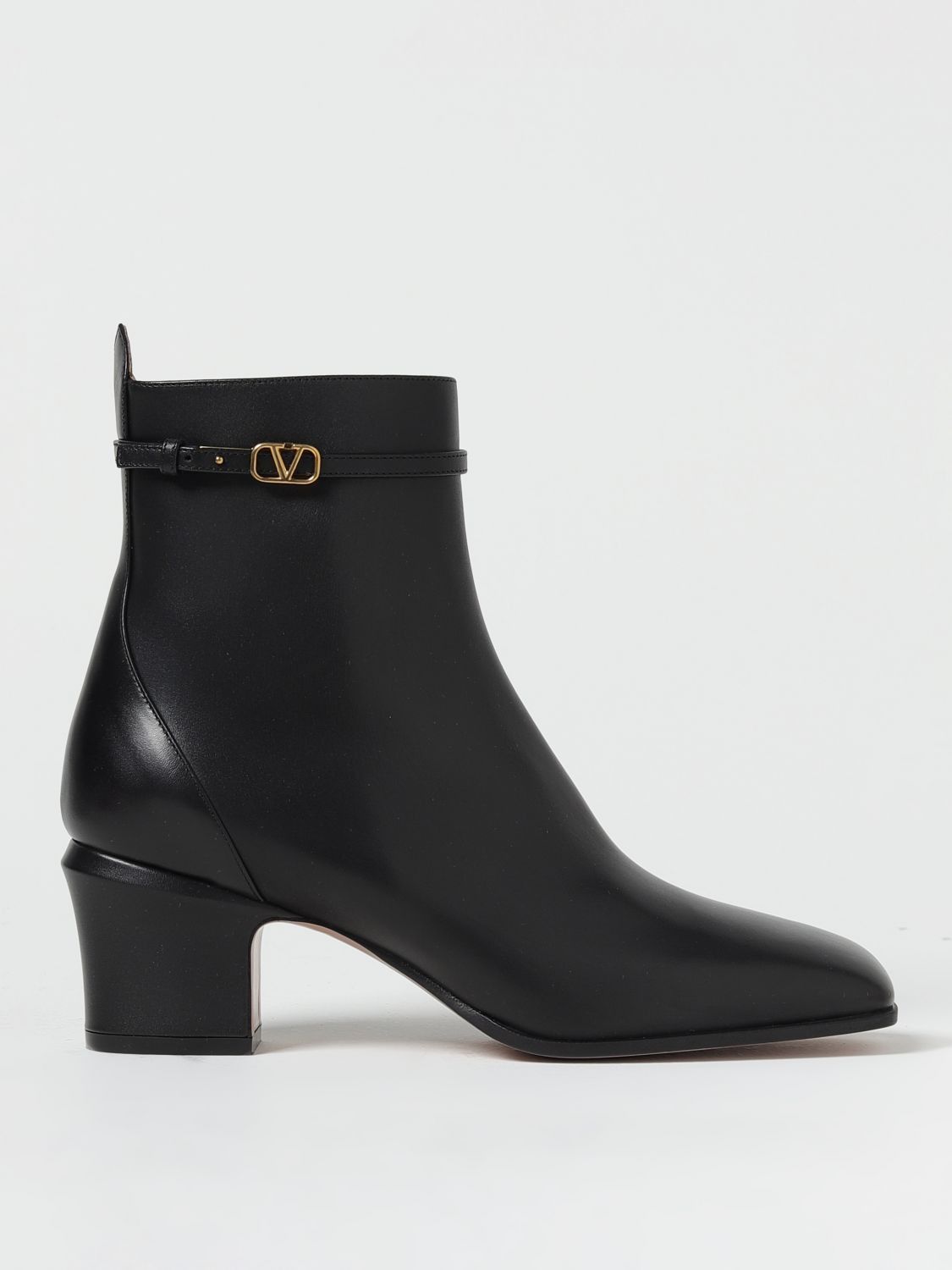 image of Valentino Garavani Flat Ankle Boots Woman Black, Women's (Size 7)