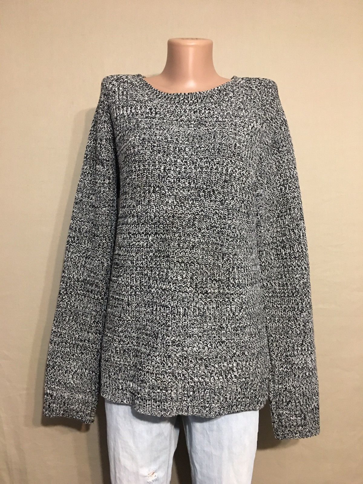 Sandro SANDRO Paris Grey Knit Wool Angora Cashmere Sweater Size L Size L / US 10 / IT 46 - 2 Thumbnail