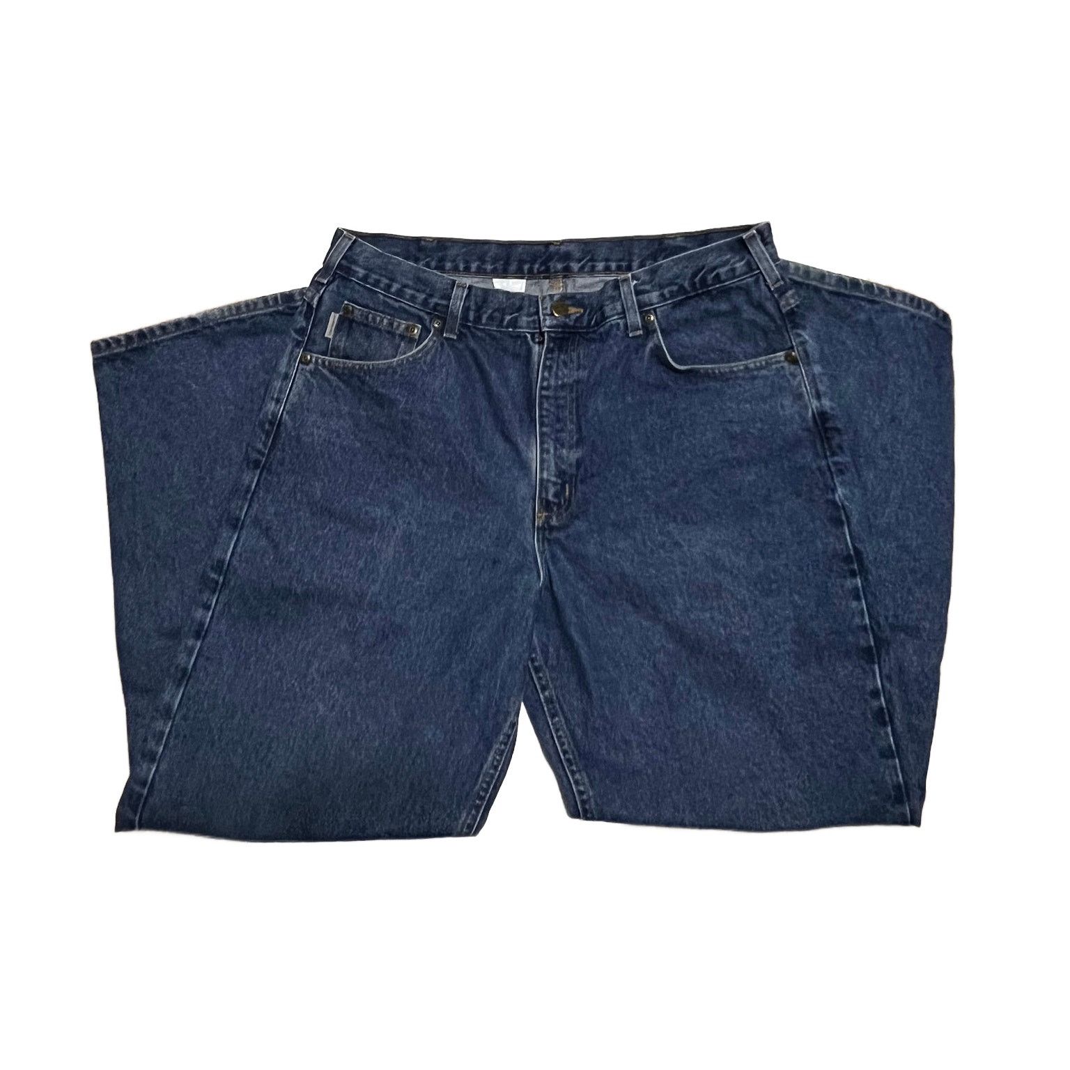 Carhartt Carhartt Men's Relaxed Fit B160DST Denim Jeans Size 38x30 Size US 38 / EU 54 - 4 Thumbnail