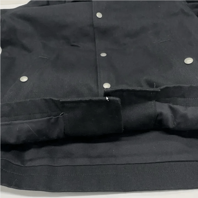 Rick Owens Rick Owens DRKSHDW Black Snap Button Jacket Men's M Size US M / EU 48-50 / 2 - 2 Thumbnail