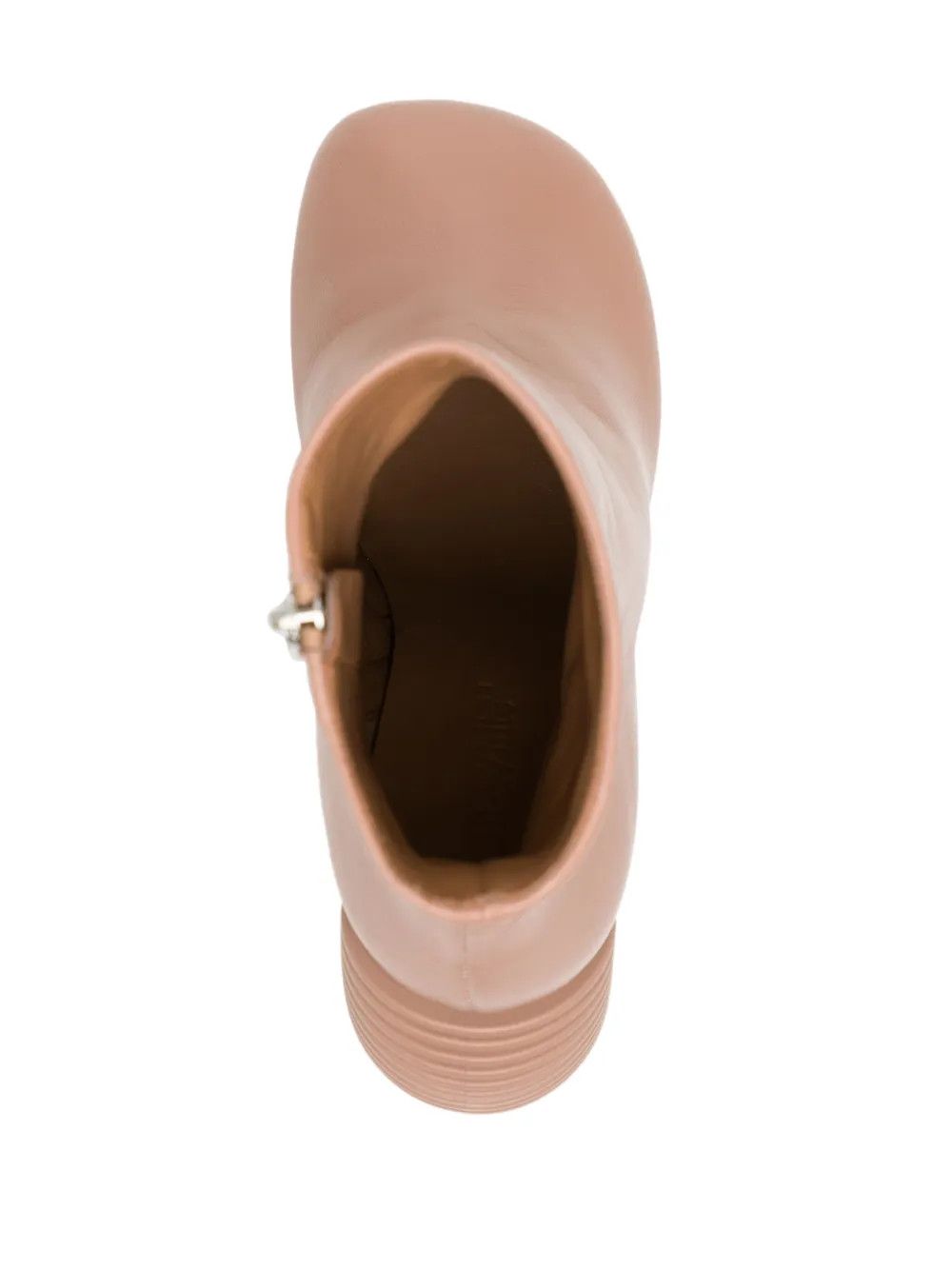 Off-White o1y1225 Leather Ankle Boots in Blush Size US 9 / IT 39 - 4 Thumbnail