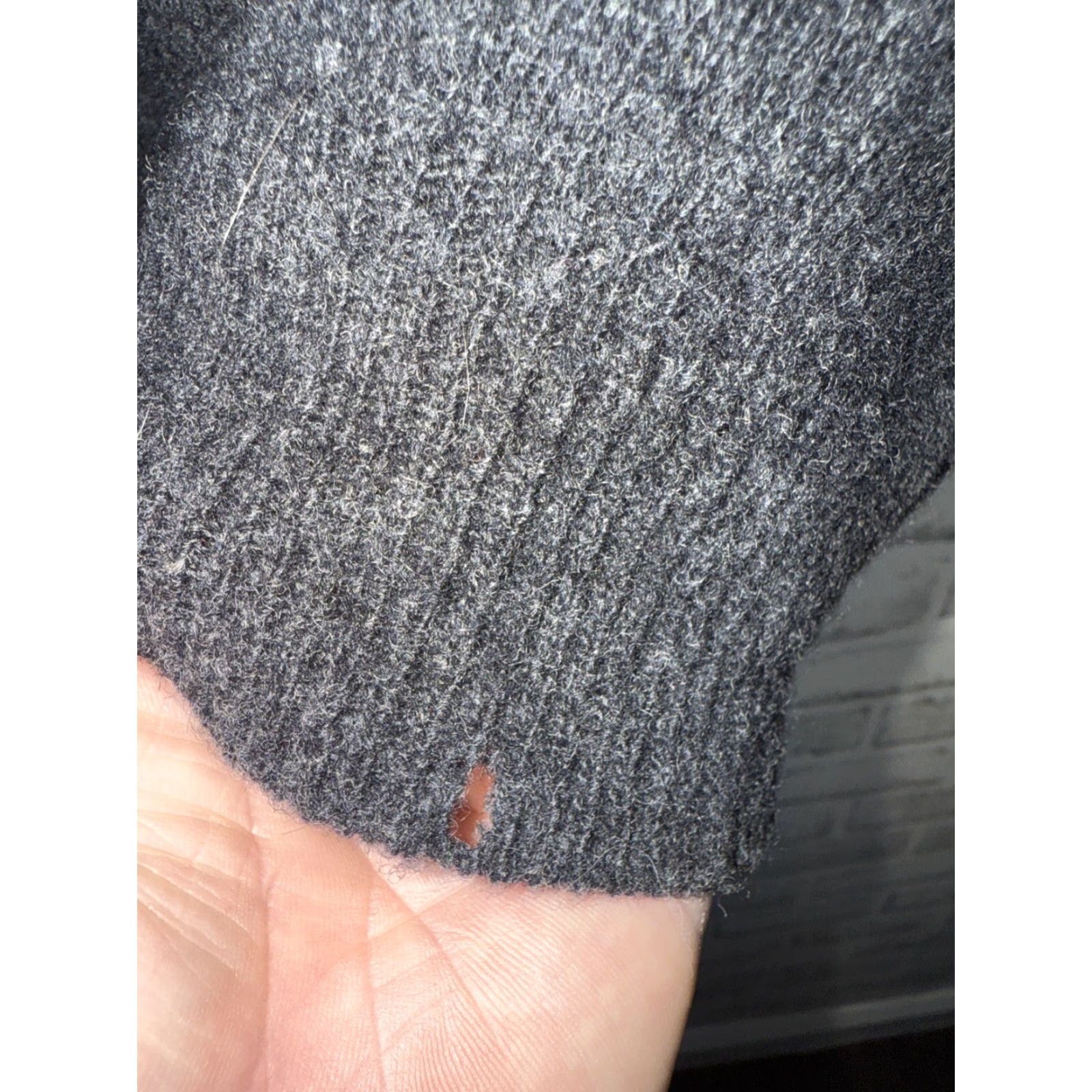Vintage VTG Welgrume LAMBS Wool Knit Sweater SWEATER VEST CARDIGAN USA Mens L Gray 1960s Grunge Size US L / EU 52-54 / 3 - 4 Thumbnail