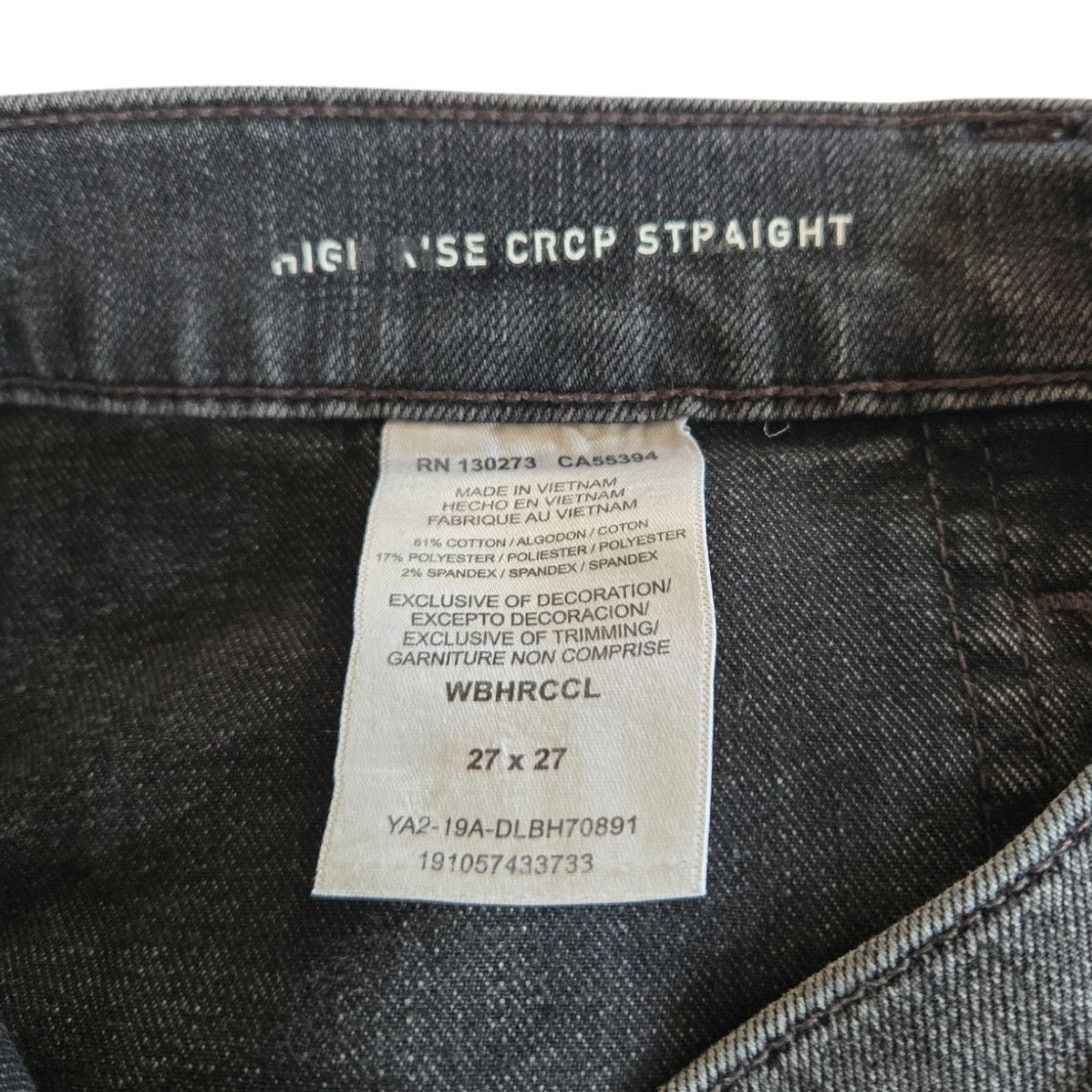 Wrangler Wrangler | High Rise-Crop- Straight-Carpenter Jeans| 27x27 Size 27" / US 4 / IT 40 - 4 Thumbnail