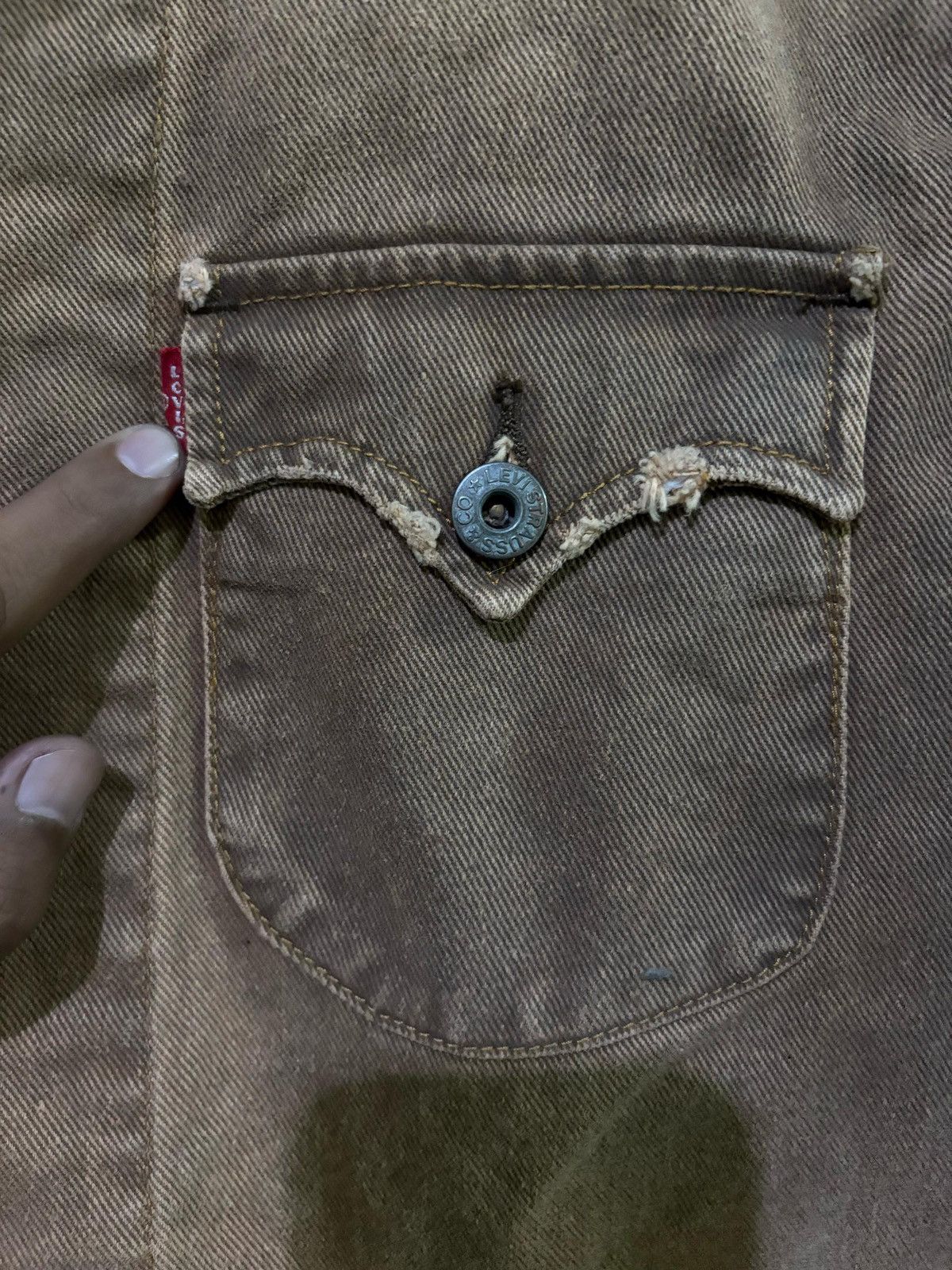 Levi's × Levi's Vintage Clothing Vintage Levi’s Chore Jacket Workwear Design Faded Style Size US M / EU 48-50 / 2 - 12 Thumbnail