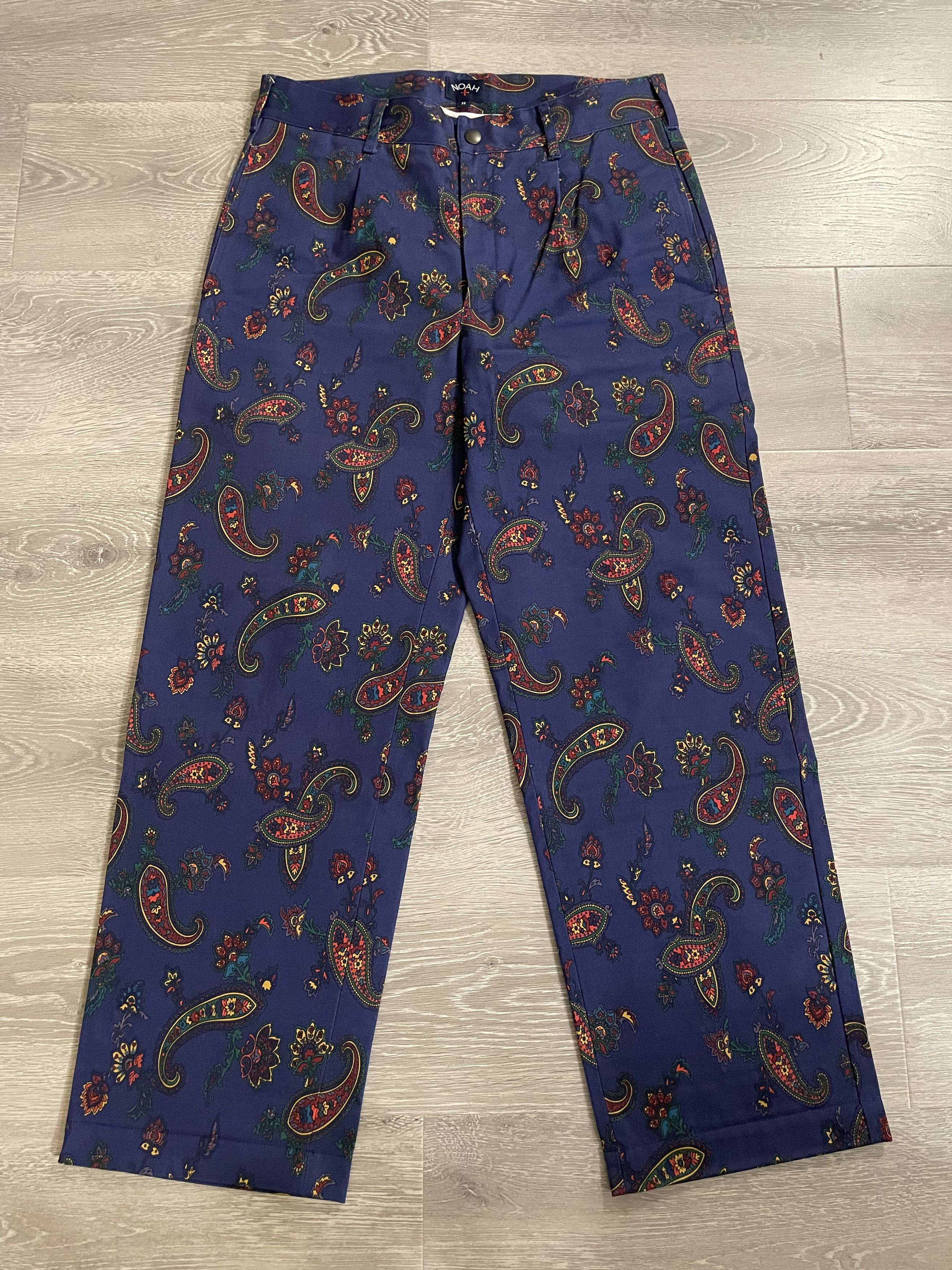 Noah Noah Paisley Print Chino Pants | Grailed