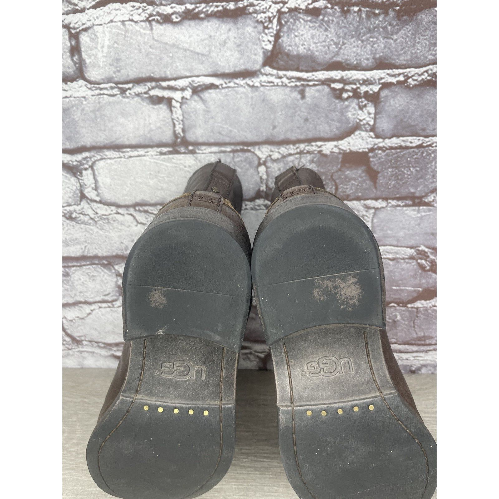Ugg UGG® AUSTRALIA CYBELE STOUT LEATHER BIKER BOOTS Women Sz 5.5 Size US 5.5 / IT 35.5 - 9 Thumbnail