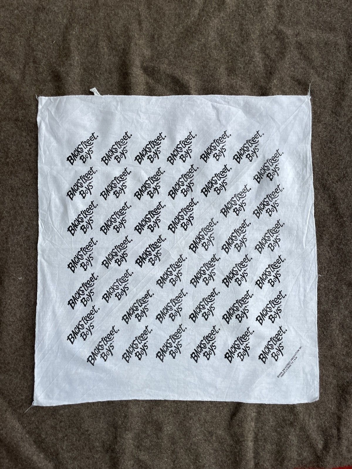 Band Tees Backstreet Boys 1996 Licensed Merch Bandana Size ONE SIZE - 1 Thumbnail