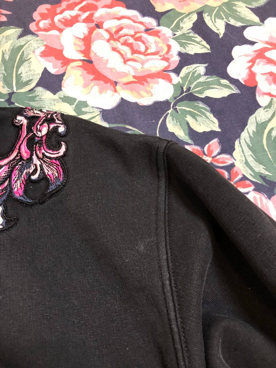 Versace Jeans Couture Versace Jeans Couture black big gold logo hoodie Size XS / US 0-2 / IT 36-38 - 22 Thumbnail
