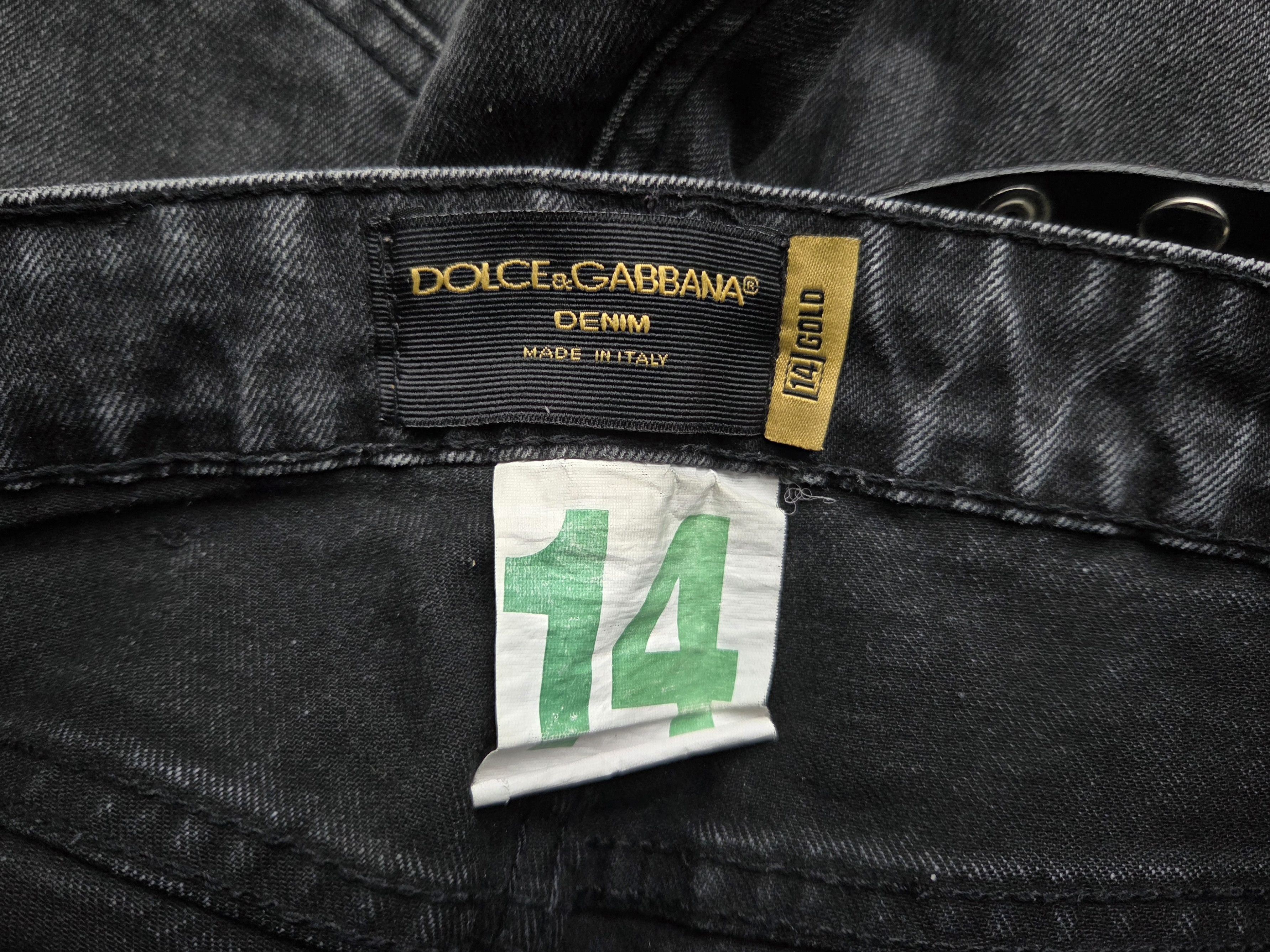 Dolce & Gabbana Dolce & Gabbana dark denim jeans w belt Size US 29 - 7 Thumbnail