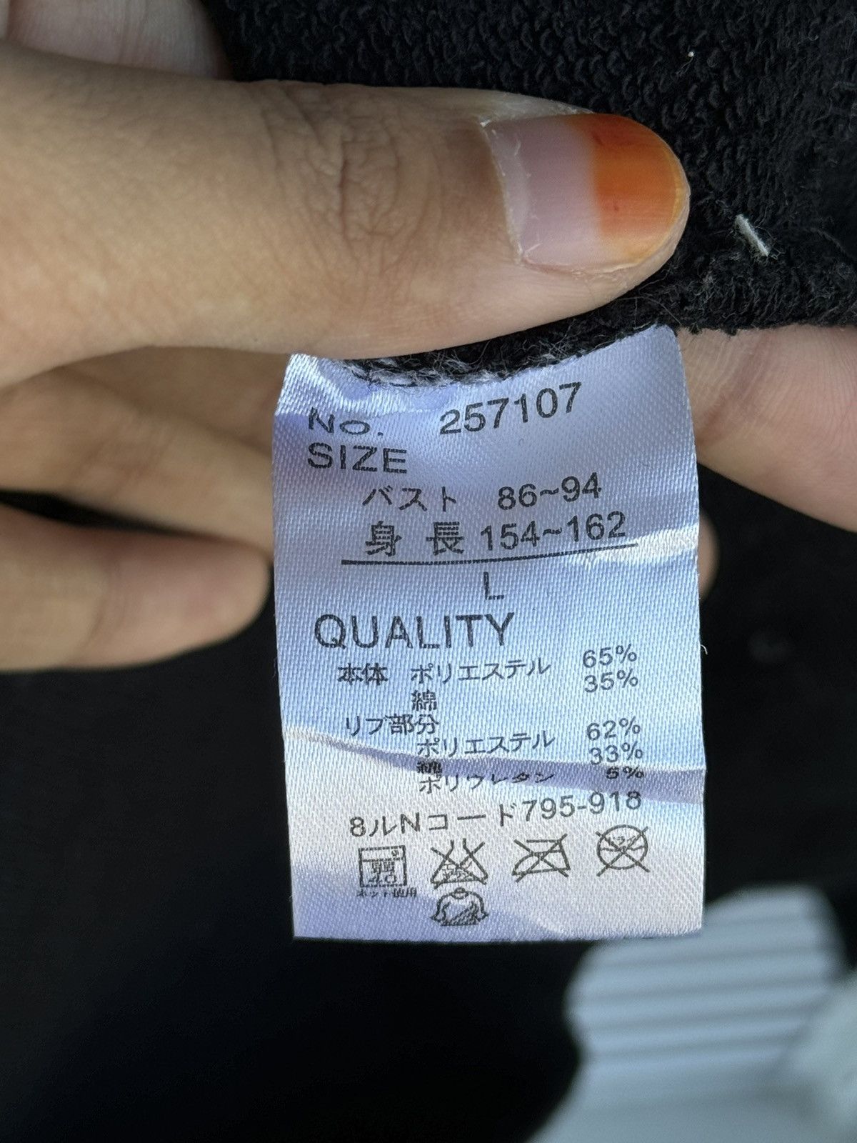 Japanese Brand Punk Blue Strive Wing Skulls Poem Riot Hoodies Size US L / EU 52-54 / 3 - 7 Thumbnail