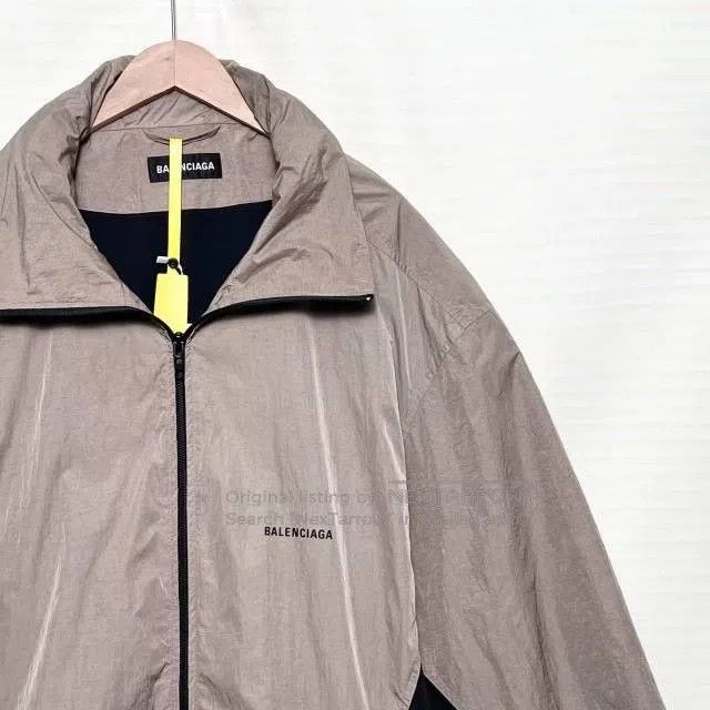Balenciaga Balenciaga Nylon Zip Jacket w/ Embroidered Logo. Size US L / EU 52-54 / 3 - 3 Thumbnail