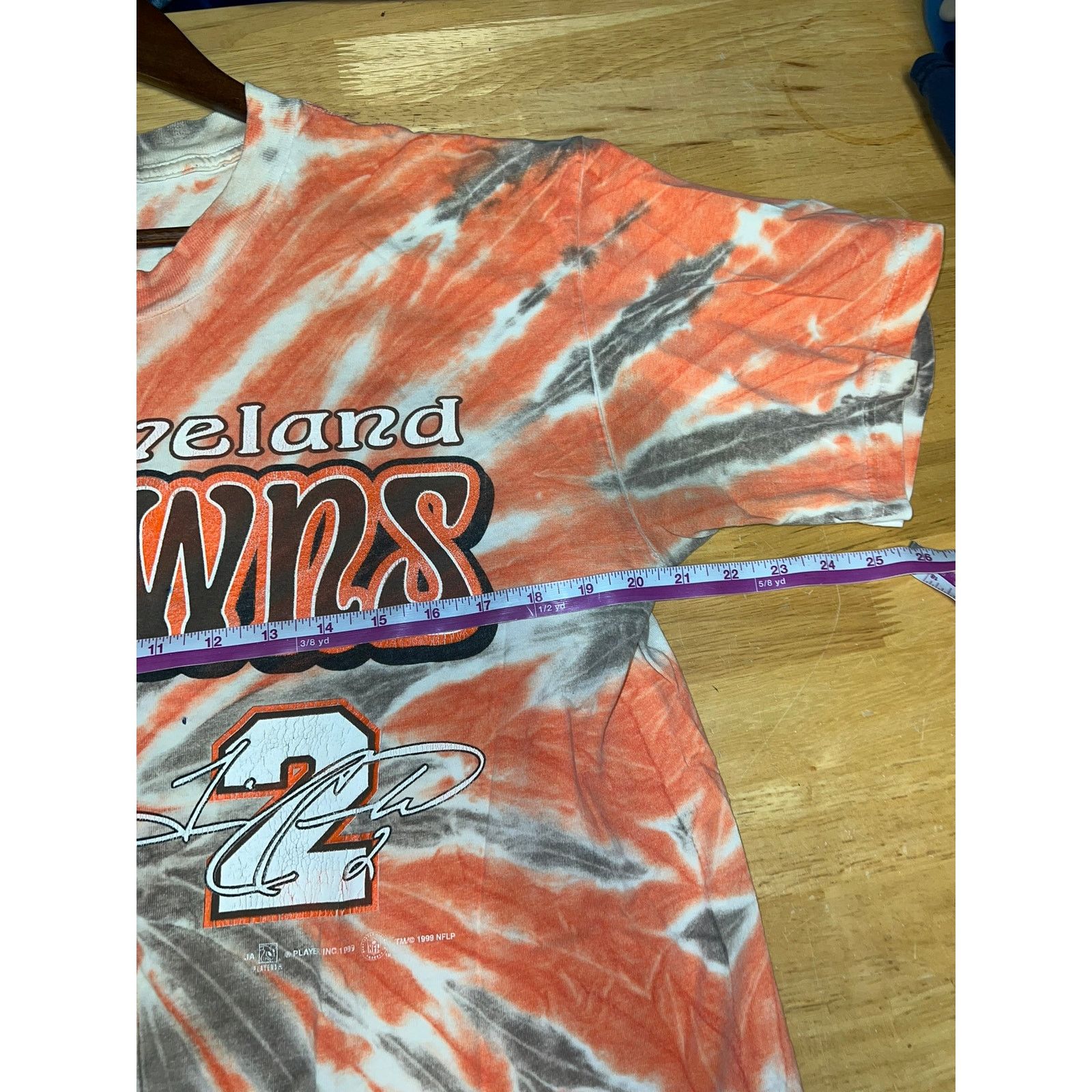 Vintage Vintage Cleveland Browns Shirt Tim Couch Tie Dye NFL Tee 90s Size US L / EU 52-54 / 3 - 11 Thumbnail
