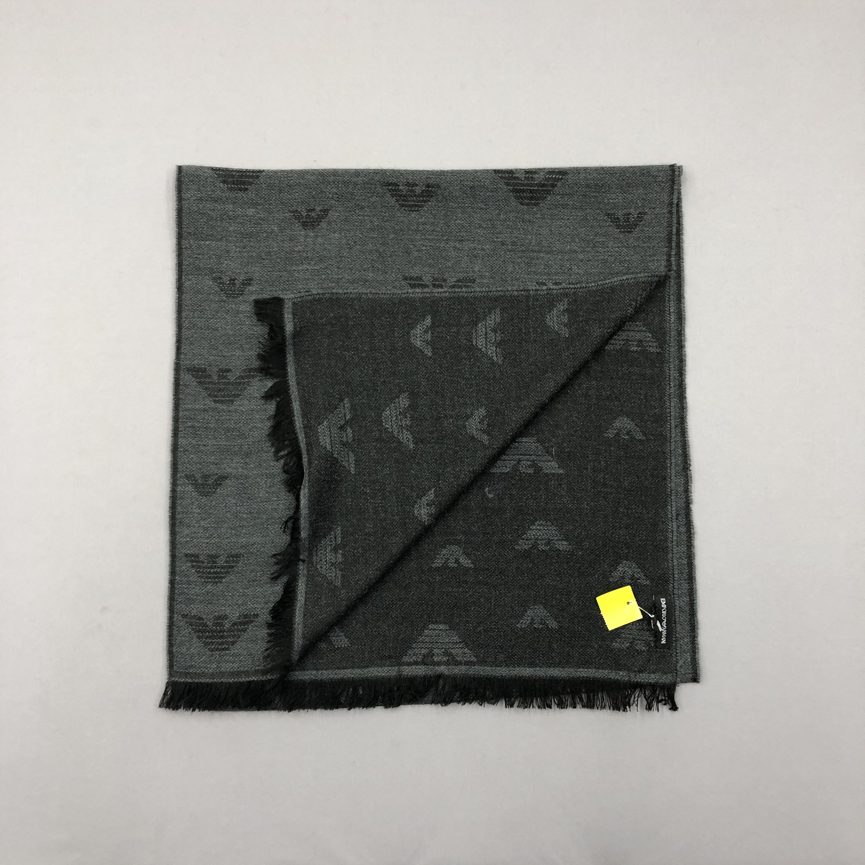 Emporio Armani Vintage Emporio Armani Scarf Muffler Wool Winter Scarves Size ONE SIZE - 4 Thumbnail