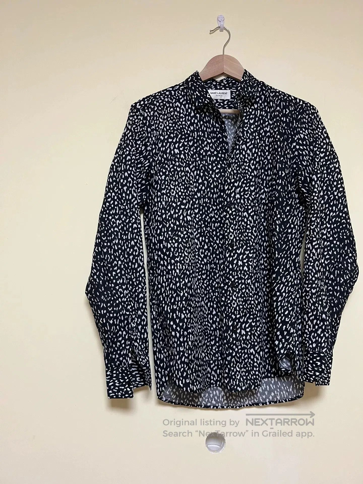 Saint Laurent Paris Saint Laurent YSL Jackson Wang Leopard Shirt. Size US M / EU 48-50 / 2 - 2 Thumbnail