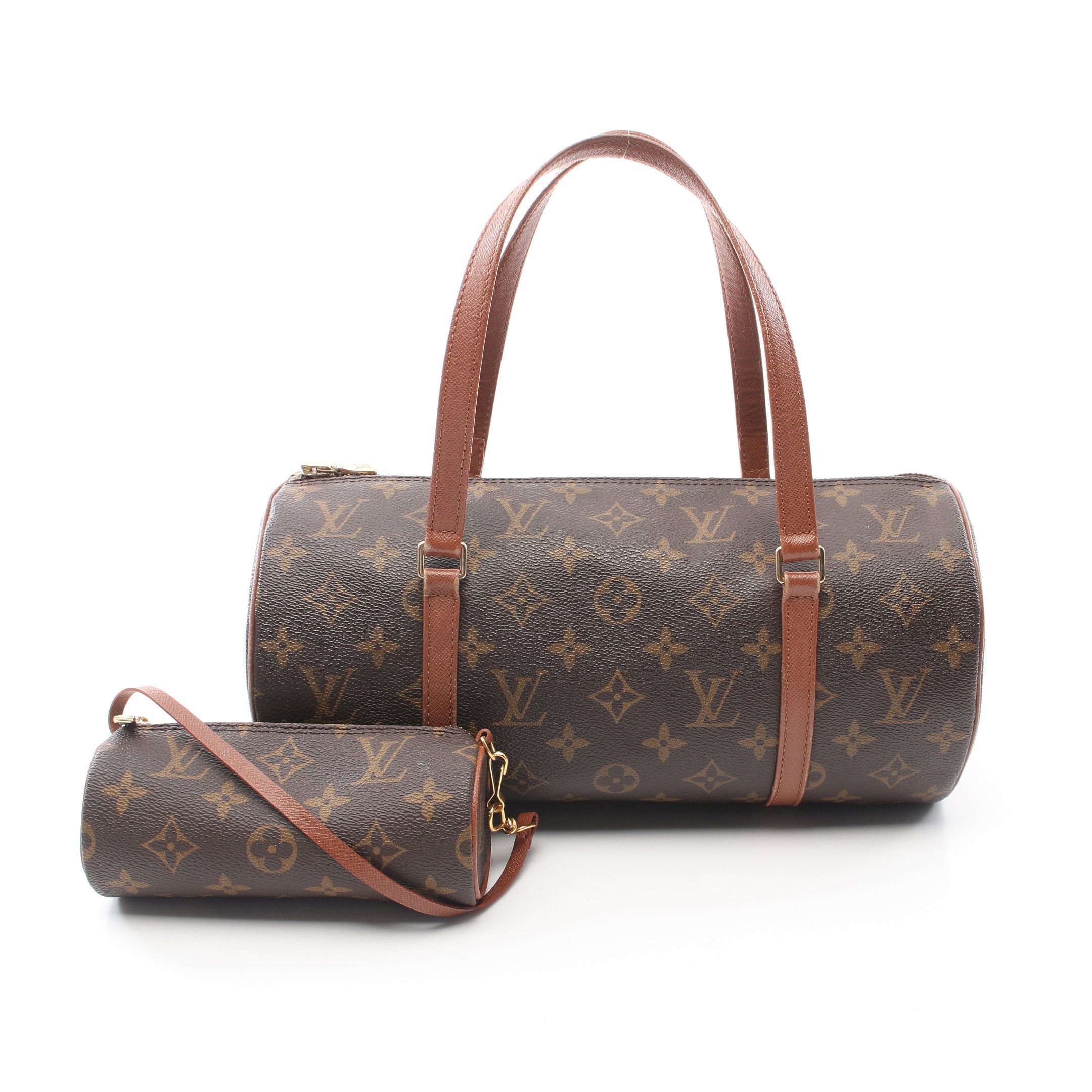 Louis Vuitton Louis Vuitton Papillon 30 Monogram Old Model Handbag Leather Brown Size ONE SIZE - 1 Thumbnail