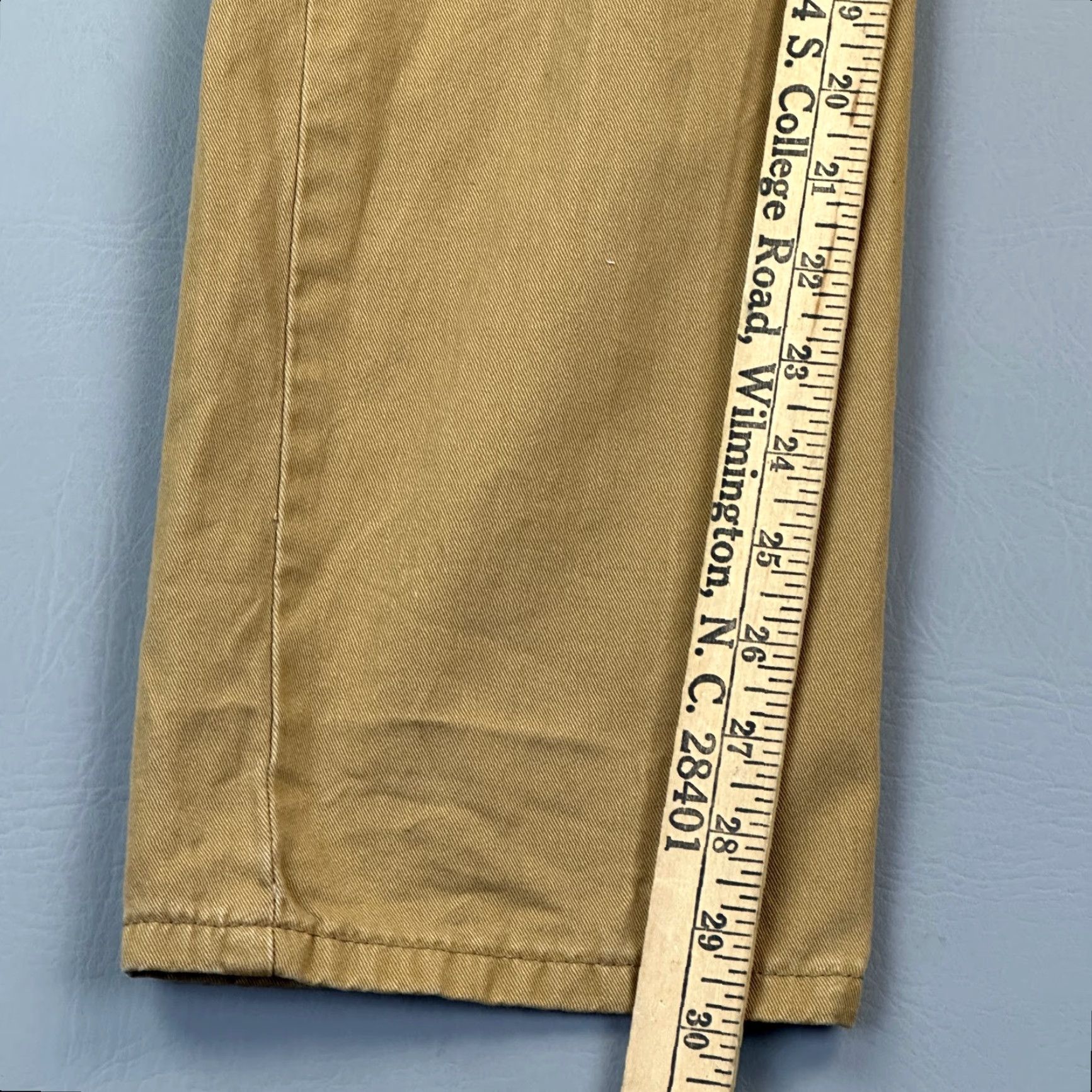 Levi's Levis 514 Pants Mens 31x30 Khaki Straight Fit Chino Flat Front Casual Regular Beard? Size US 31 - 3 Thumbnail