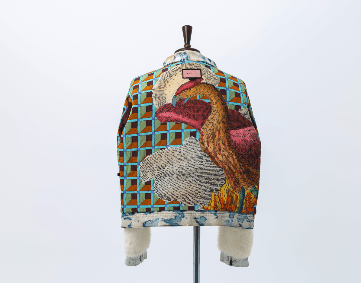 Gucci Gucci FW2016 GucciGhost Hand-Painted Mink Denim Jacket Size US S / EU 44-46 / 1 - 6 Thumbnail
