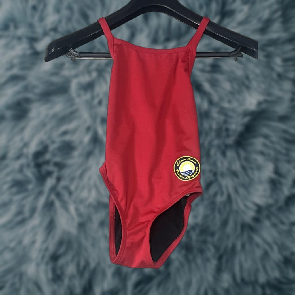 Vintage Watermen One Piece Swimsuit Red Size 24 Strappy Back UPF 50 Women Beach Solana Beach Size ONE SIZE - 1 Thumbnail
