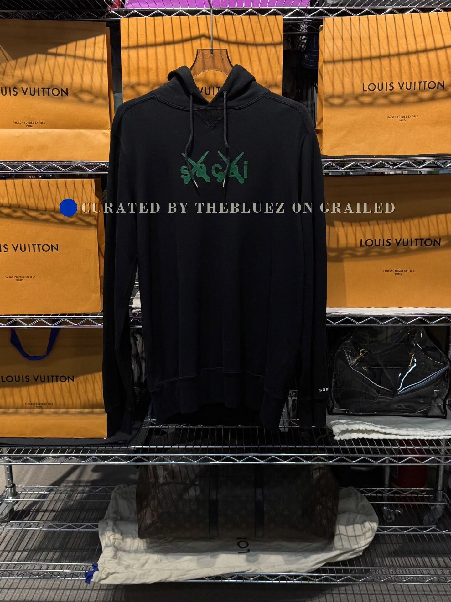 Sacai Sacai X KAWS Collaborative Hoodie Size US XL / EU 56 / 4 - 1 Thumbnail