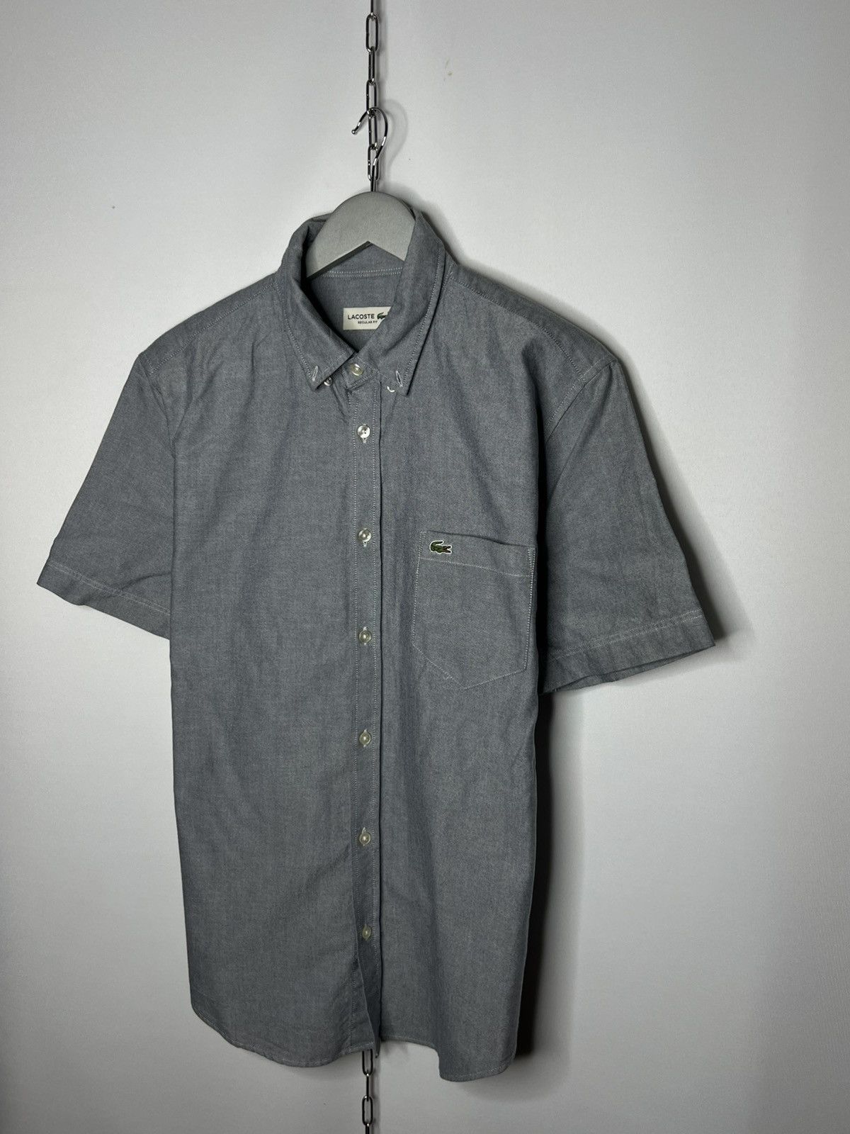 Lacoste Lacoste Luxury Short Sleeve Shirt Button Up Tee Size US L / EU 52-54 / 3 - 2 Thumbnail