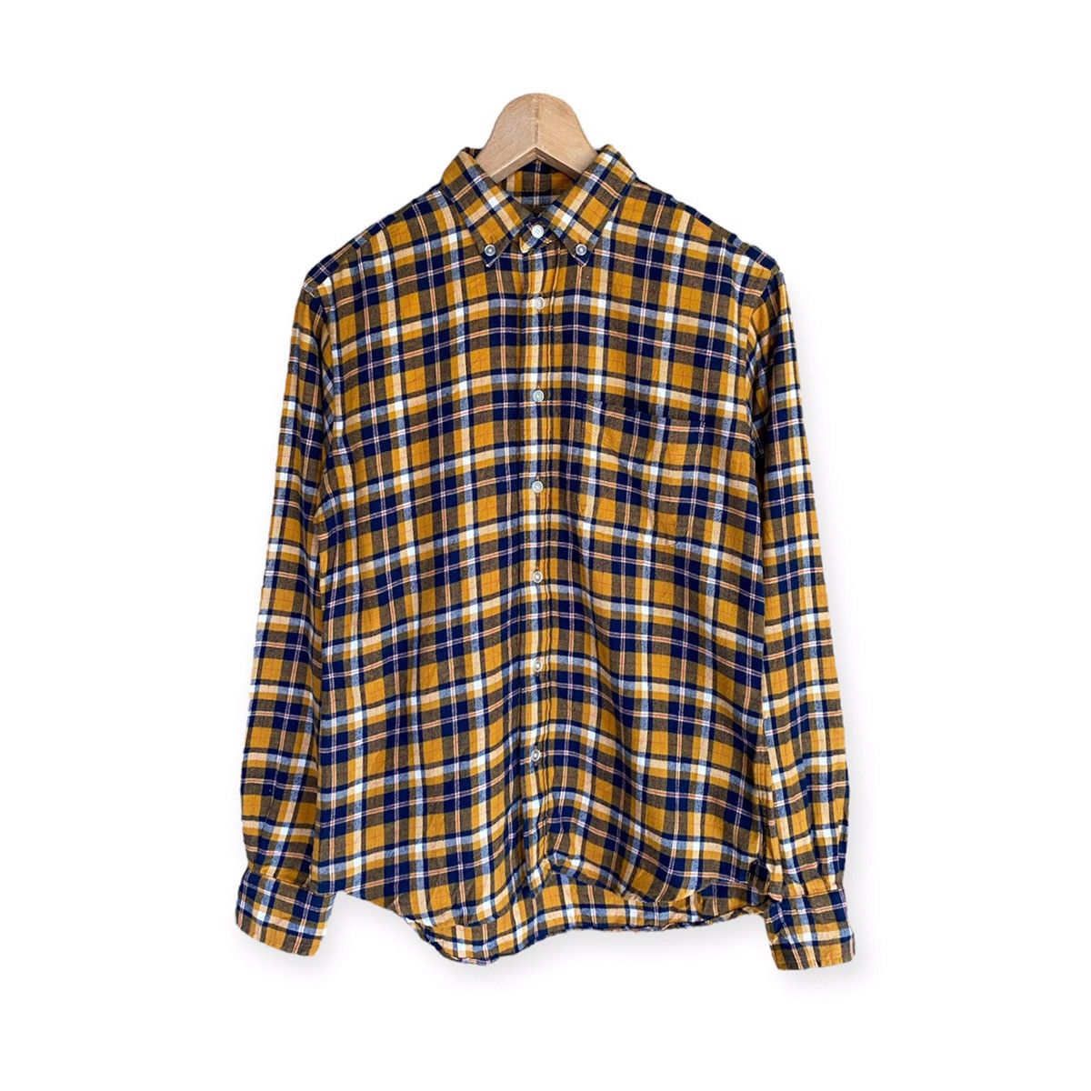 BEAUTY&YOUTH Beauty&Youth United Arrow Plaid Tartan Flannel Shirt Size US XXS / EU 40 - 1 Thumbnail