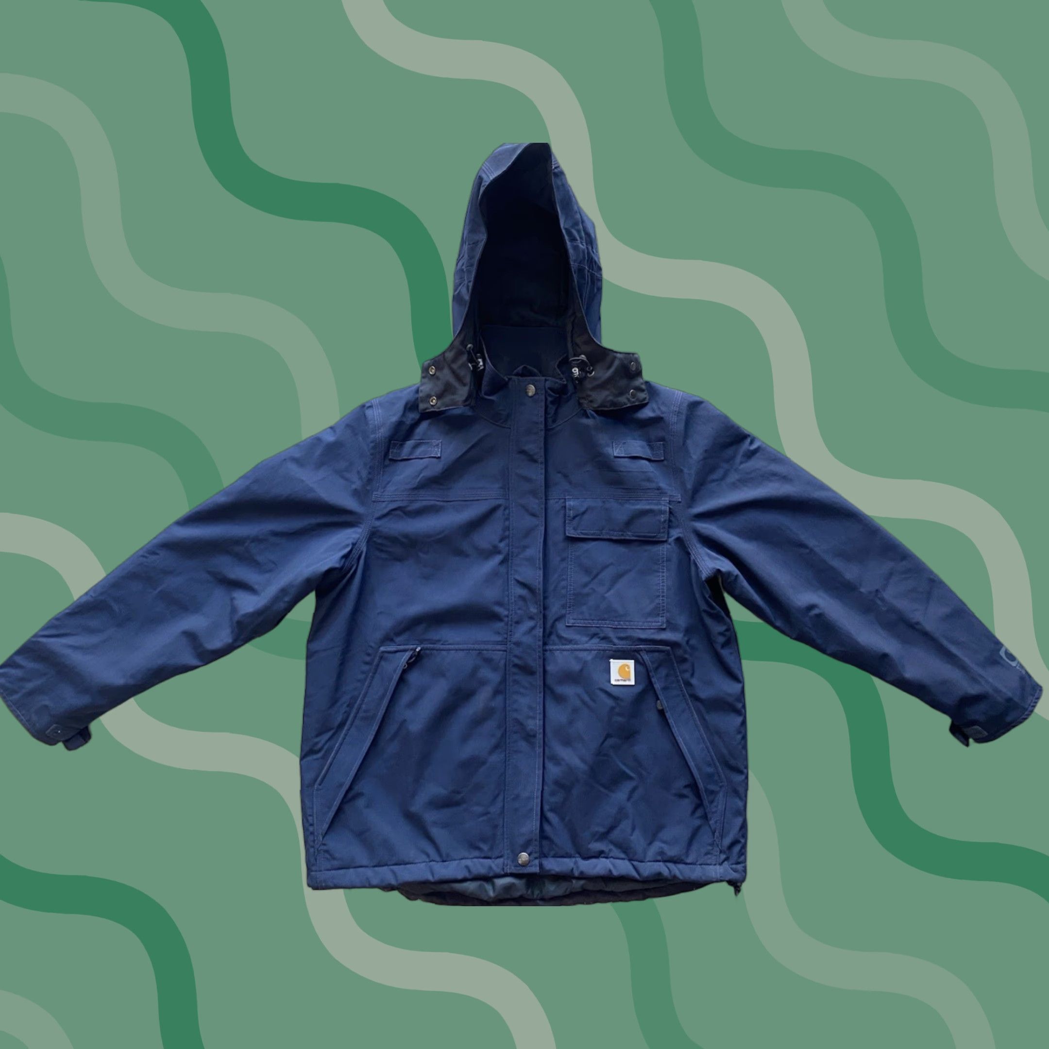 Carhartt Carhartt Jacket Coat Women’s Storm Defender NVY Blue Size L 12/14 Size L / US 10 / IT 46 - 1 Thumbnail