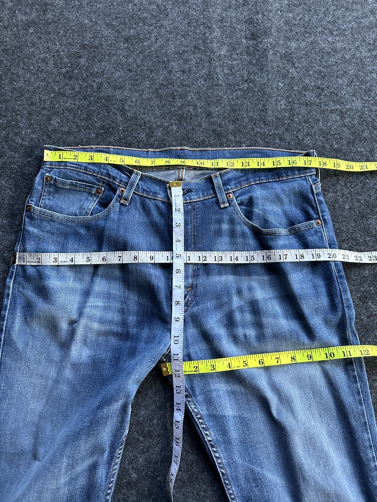 Levi's Levis 514 Y2k Mexico Distressed Denim D481 Size US 36 / EU 52 - 11 Thumbnail
