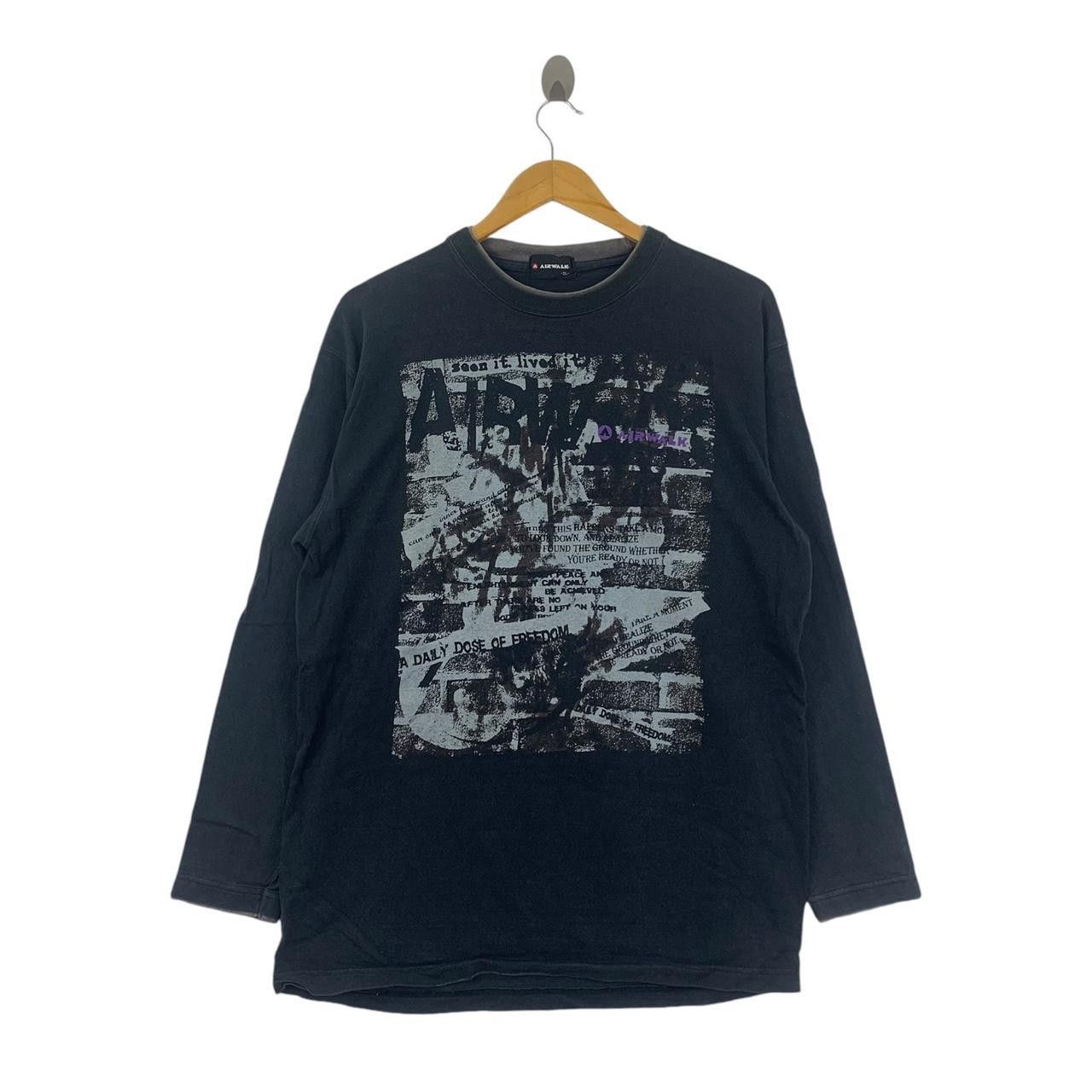 Vintage Vintage AIRWALK GRAFFITI REBEL Off The Wall Tee Shirt Top Size US XXL / EU 58 / 5 - 1 Thumbnail
