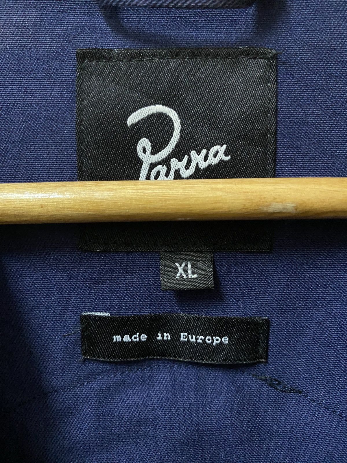 Parra Parra Amsterdam Back Patch Work Jacket Navy XL Made Portugal Size US L / EU 52-54 / 3 - 9 Thumbnail