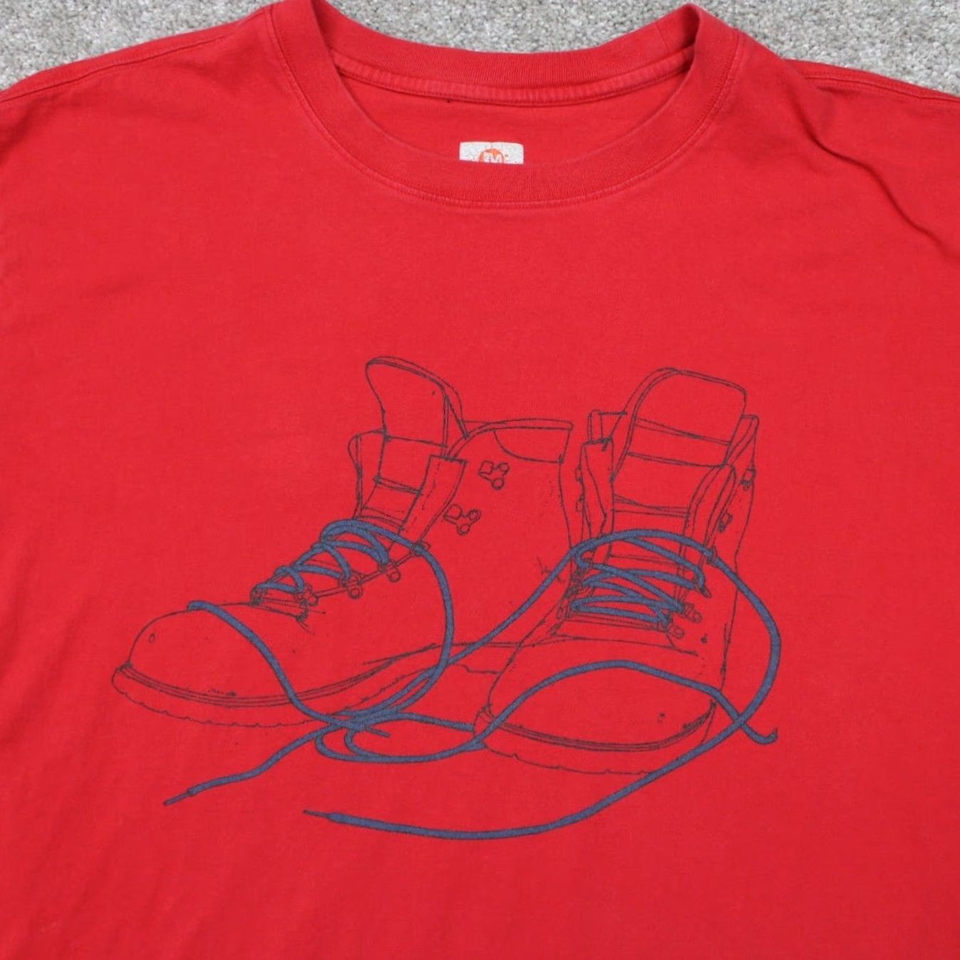 Merrell Merrell Shirt Mens 2XL Red Short Sleeve Cotton Pullover Crewneck Shirt Merrell 2XL Mens Red Cotton Short Sleeve T-Shirt Sportsman Vintage? No Size US XXL / EU 58 / 5 - 5 Thumbnail