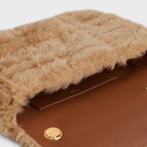 Celine o1w1db10125 111273EPZ Size: OS / Shearling Shoulder Bag Size ONE SIZE - 4 Thumbnail
