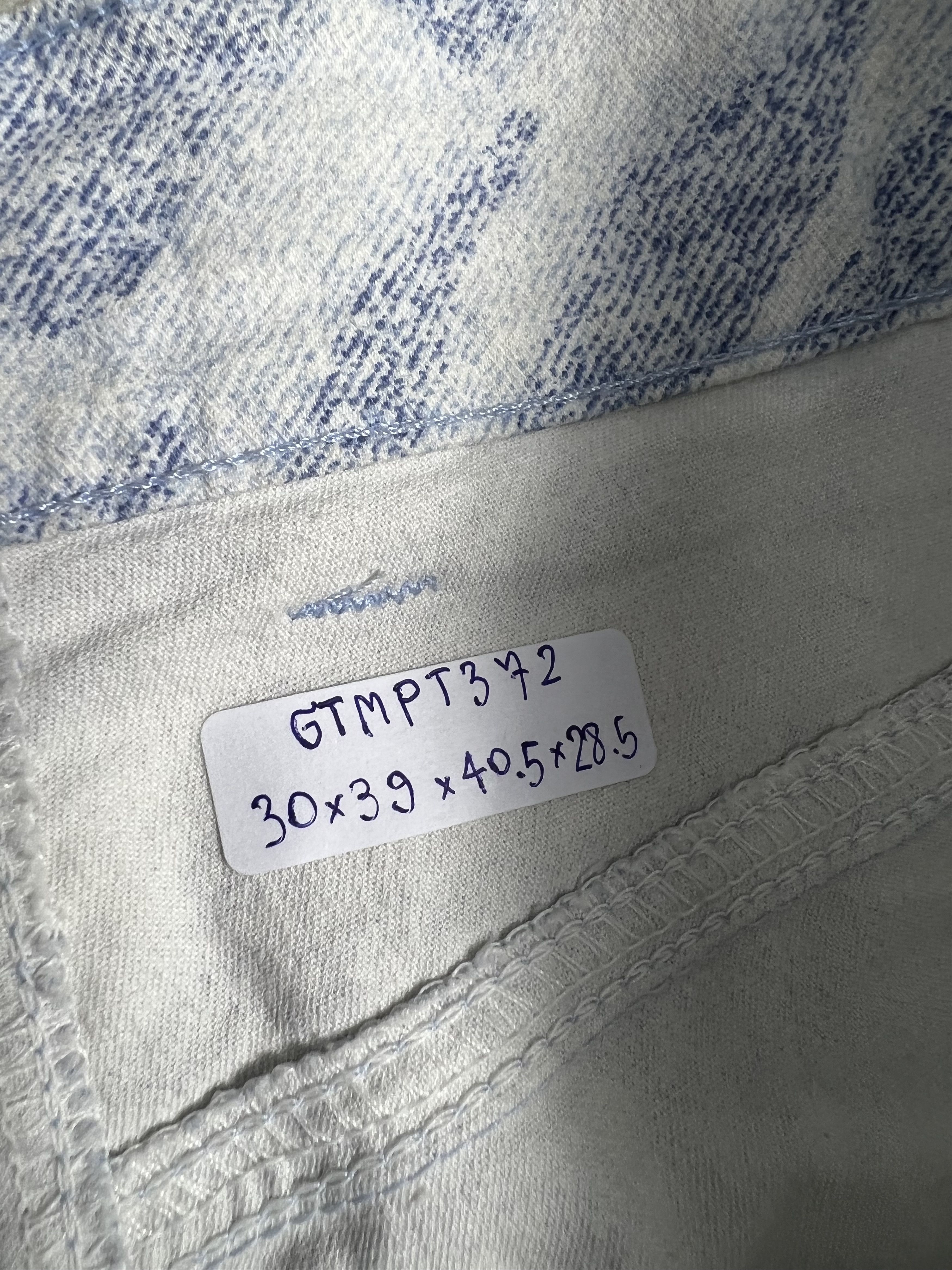 Escada ESCADA Blue Wash Striped Denim GTMPT372 Size 30" / US 8 / IT 44 - 4 Thumbnail