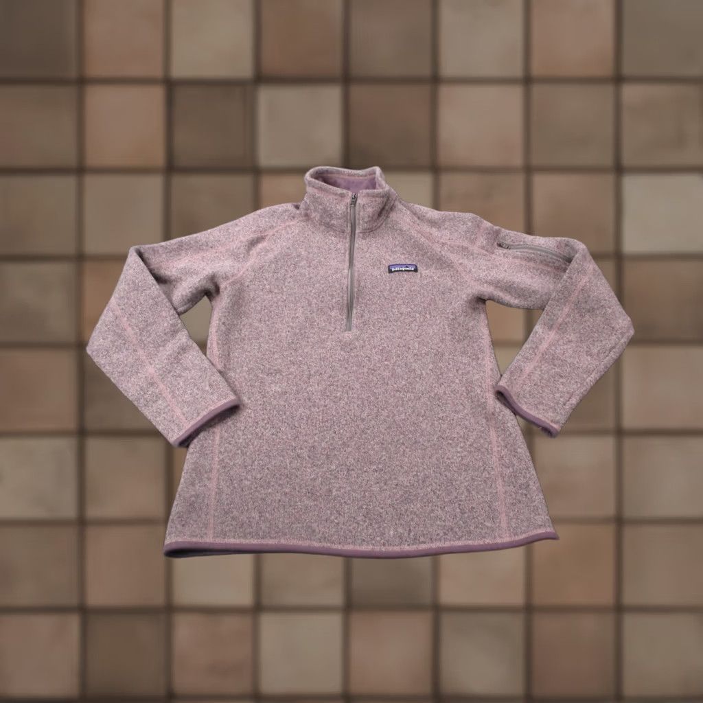 Patagonia Patagonia Jacket Women M Better Sweater Fleece Outdoor Windbreaker 1/4 Zip Pockets Purple Size M / US 6-8 / IT 42-44 - 1 Thumbnail
