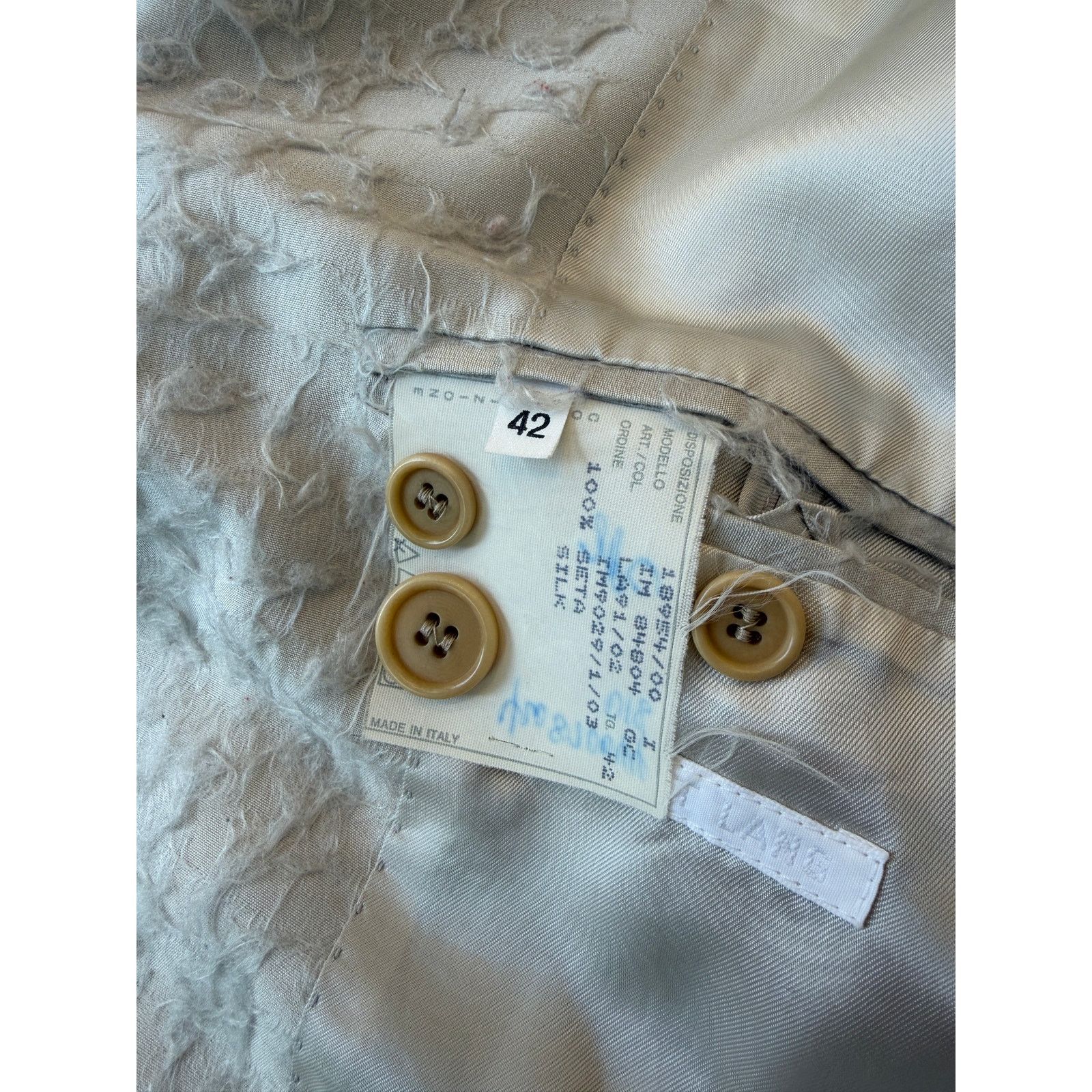 Helmut Lang Vintage Helmut Lang Flocked Backpack Blazer Size US XS / EU 42 / 0 - 11 Thumbnail